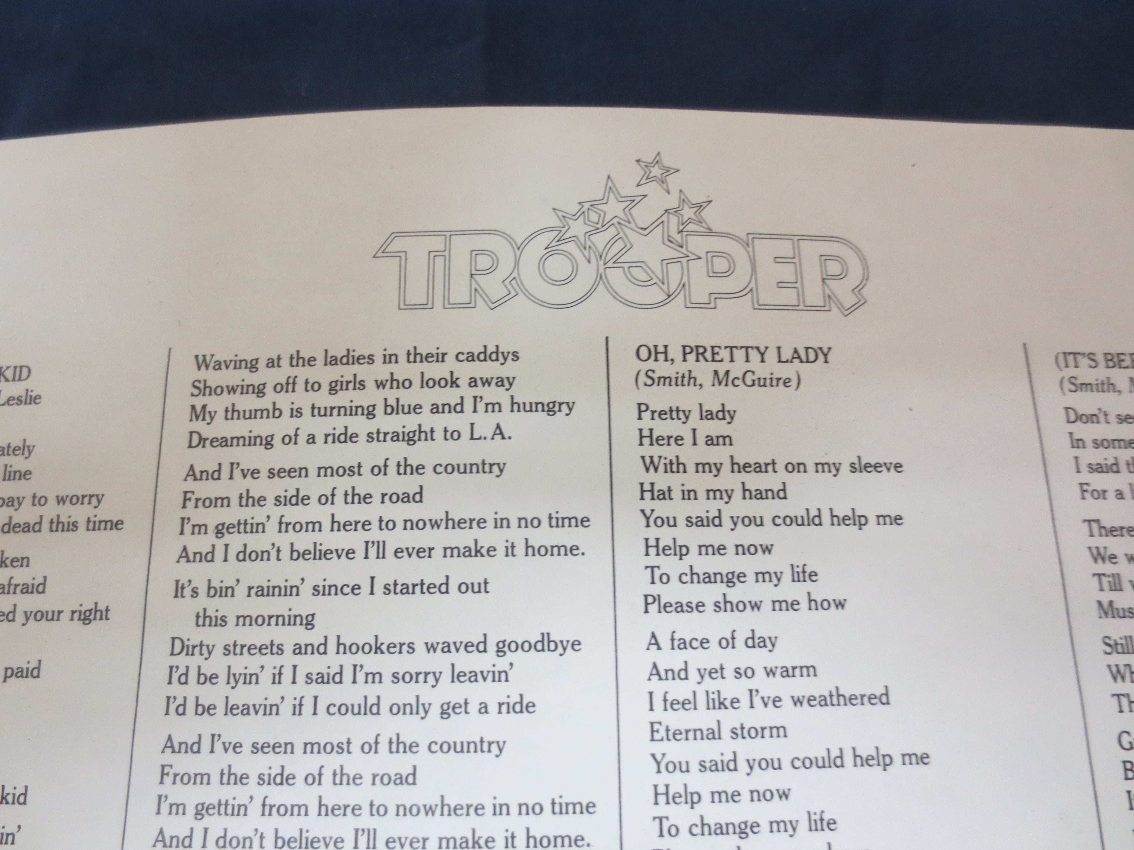 Trooper – Knock 'Em Dead Kid (1977) Vinyl LP