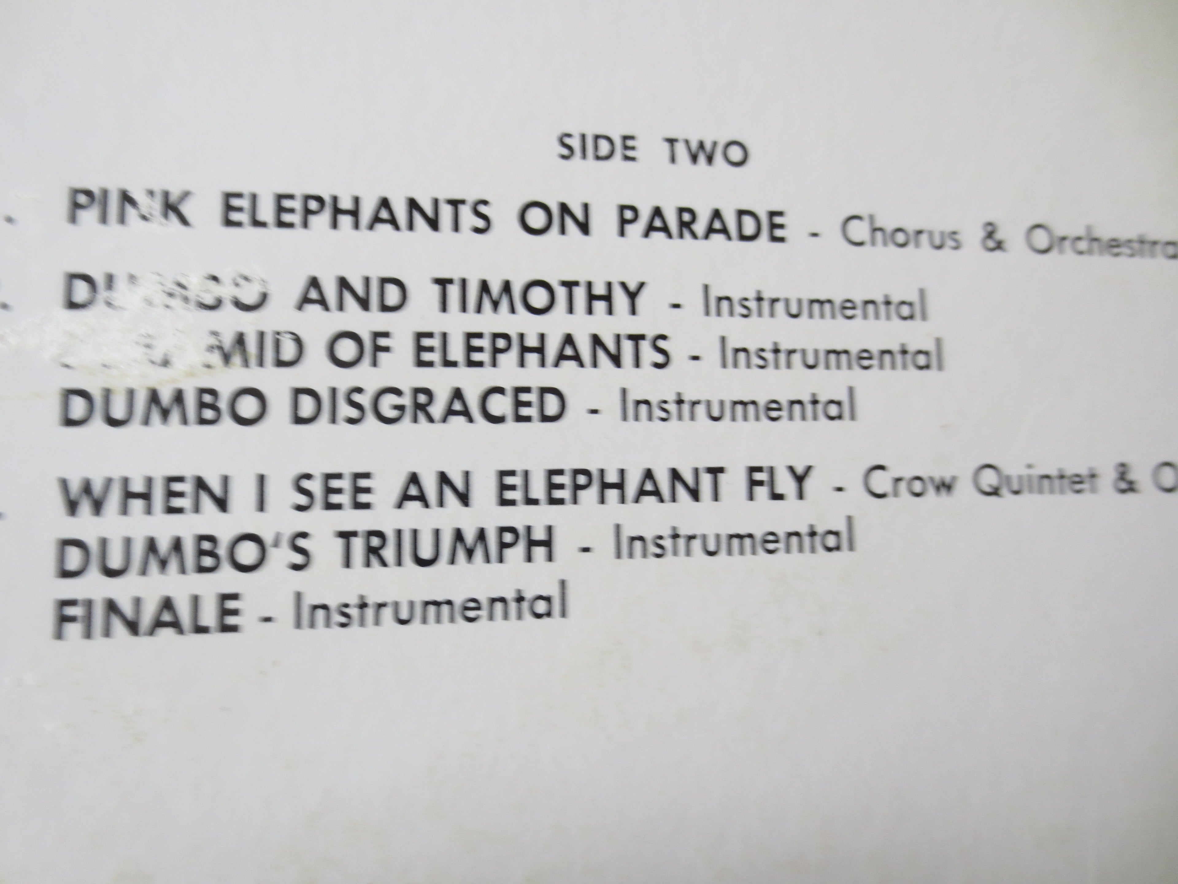 STORY of DUMBO, DISNEYLAND Records, Disney Records, Disneyland Albums, Disney Album, Disneyland Vinyl, Disney, 1959 Records