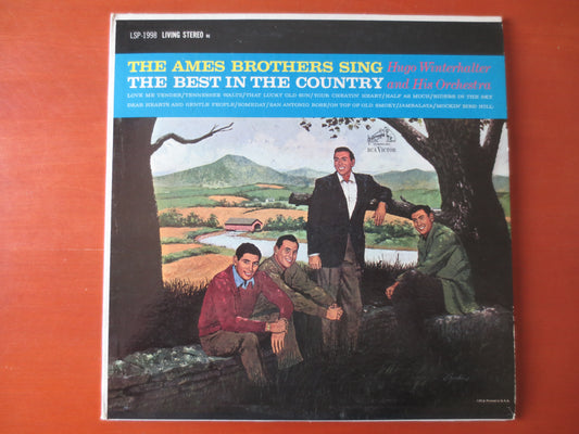 The AMES BROTHERS, BEST in the Country, The Ames Brothers Lp, Vintage Vinyl, Lps, Vinyl Records, Record Vinyl, 1959 Records