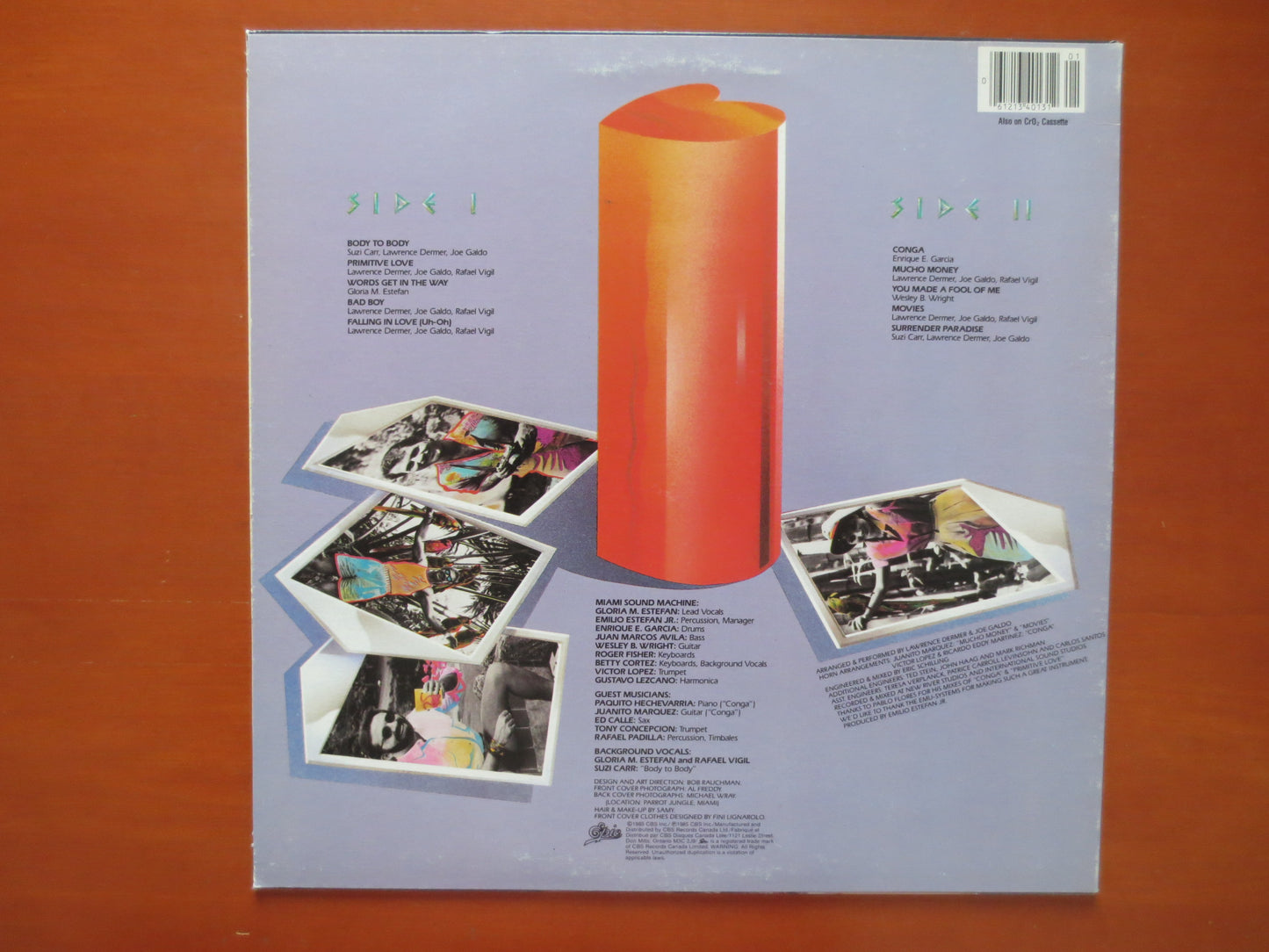 MIAMI SOUND MACHINE, Primitive Love, Gloria Estefan Album, Pop Record, Vintage Vinyl, Records, Vinyl Album, 1985 Records