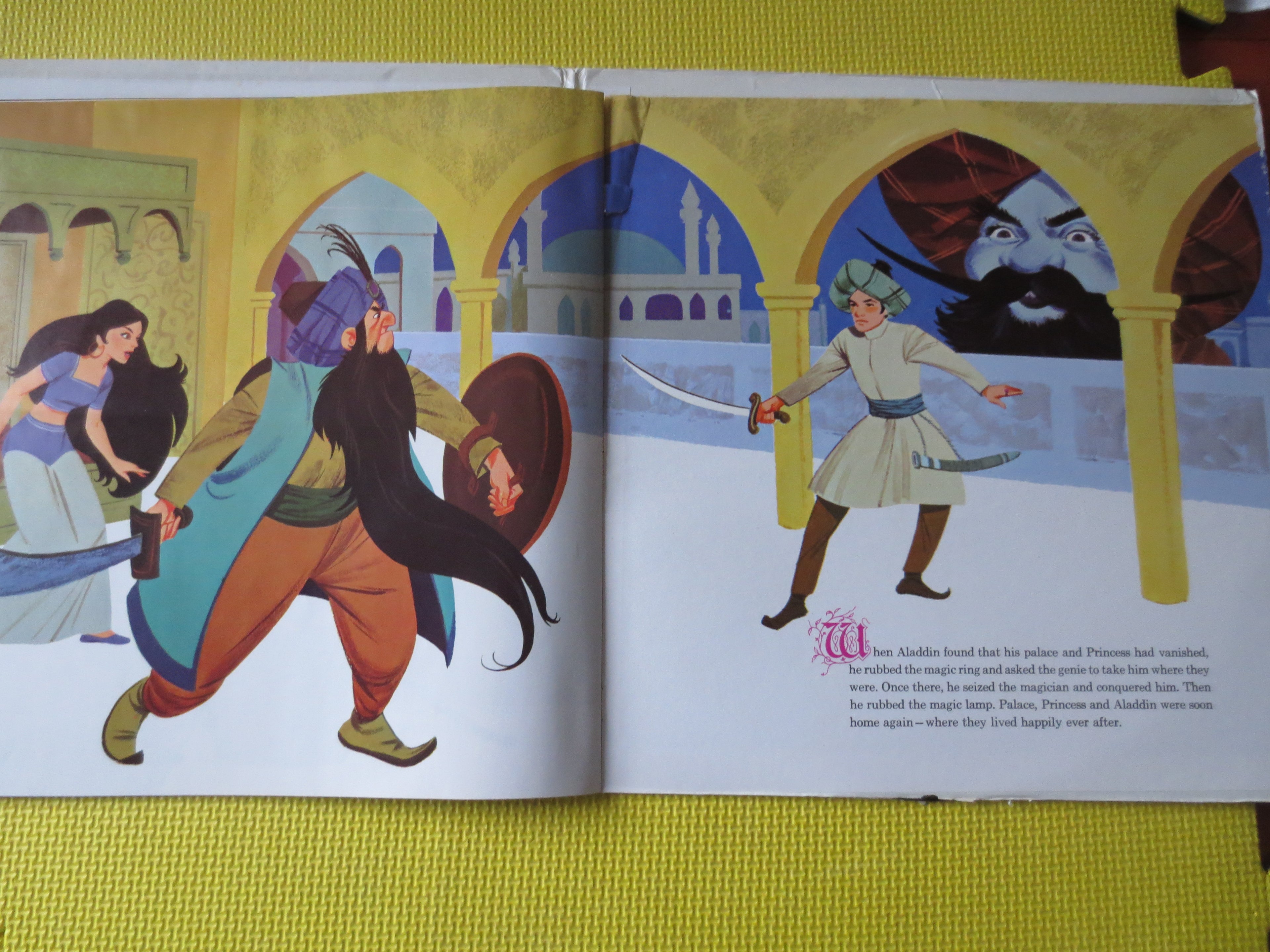 Walt Disney – Aladdin and His Wonderful Lamp (1970) Vinyl LP