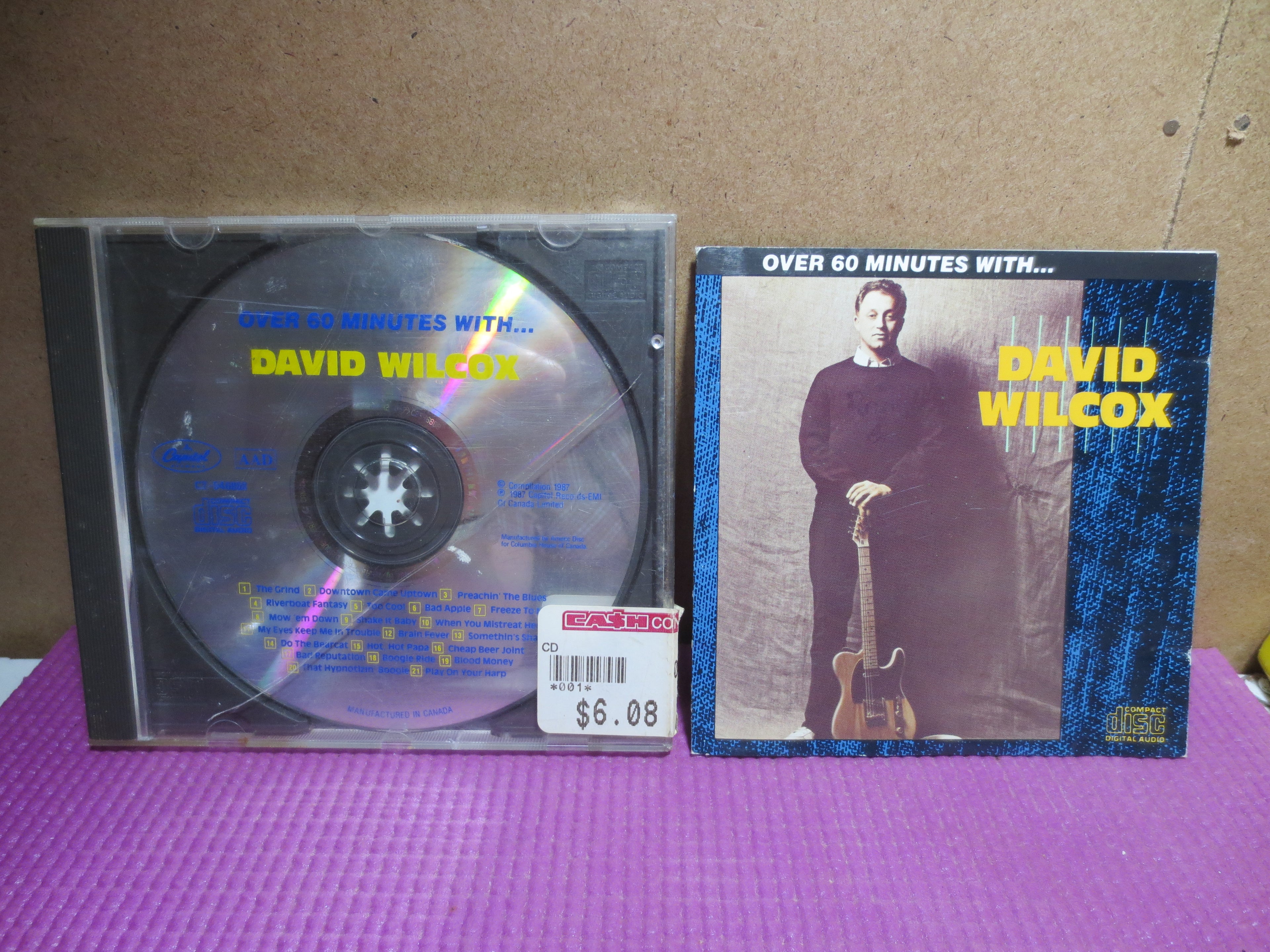 David Wilcox – Over 60 Minutes With... (1987) CD