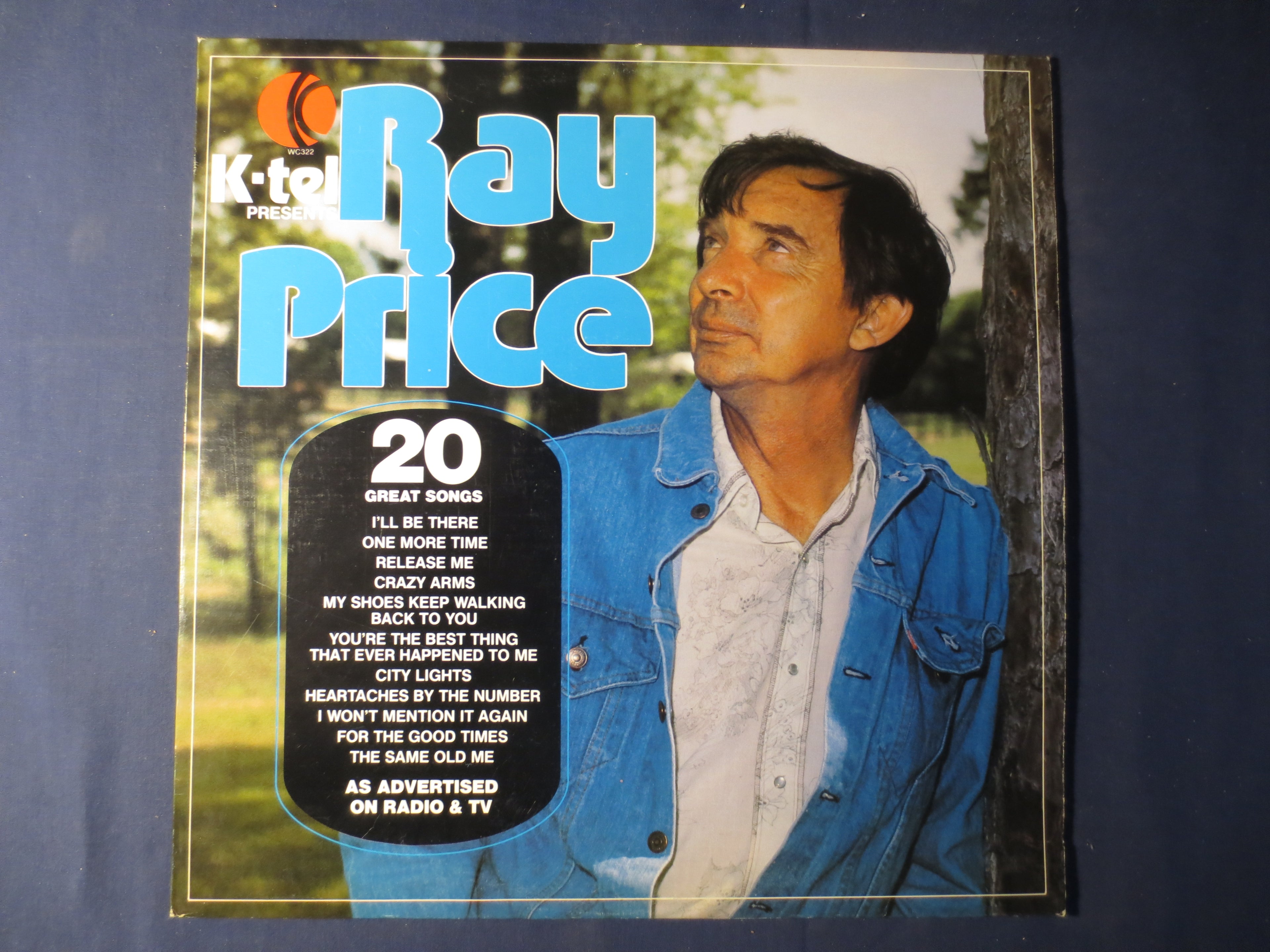 Ray Price – 20 Greatest Songs (1976) Vinyl LP
