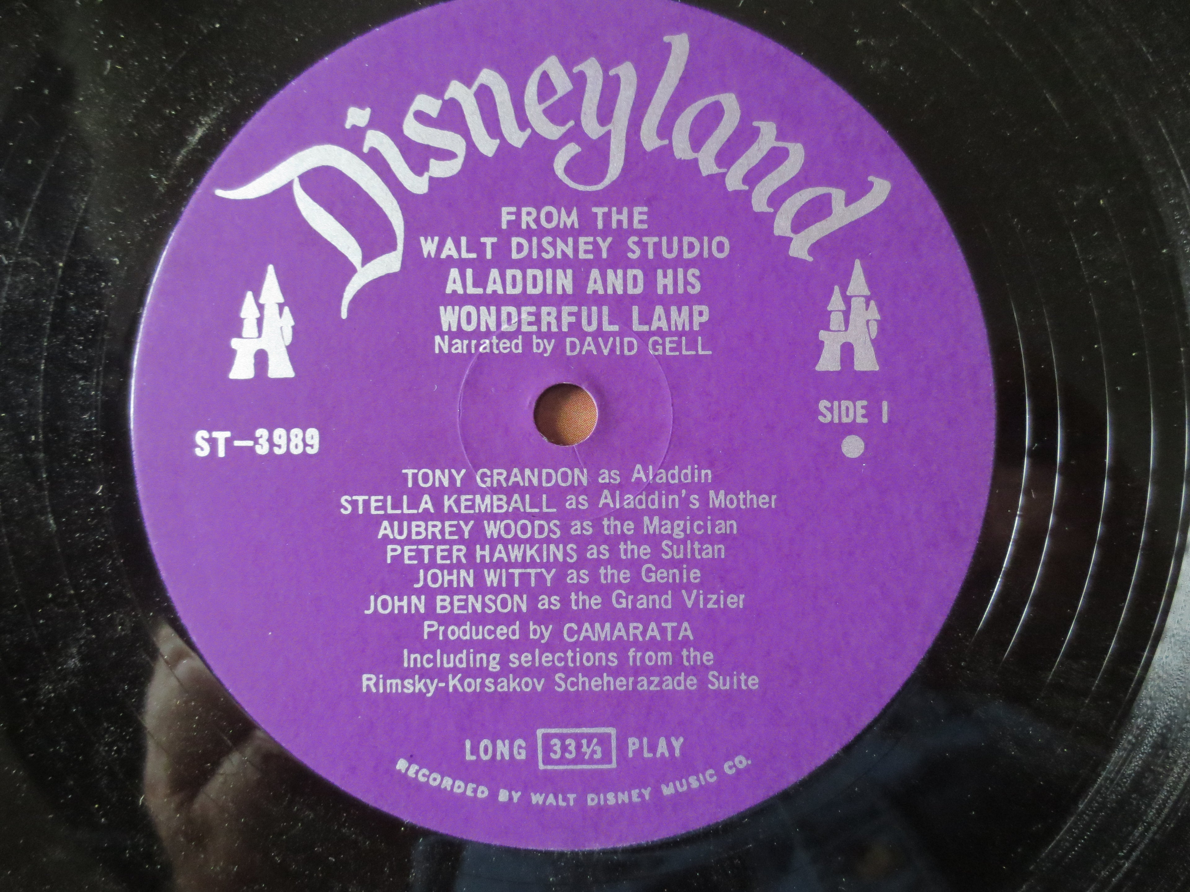 Walt Disney – Aladdin and His Wonderful Lamp (1970) Vinyl LP