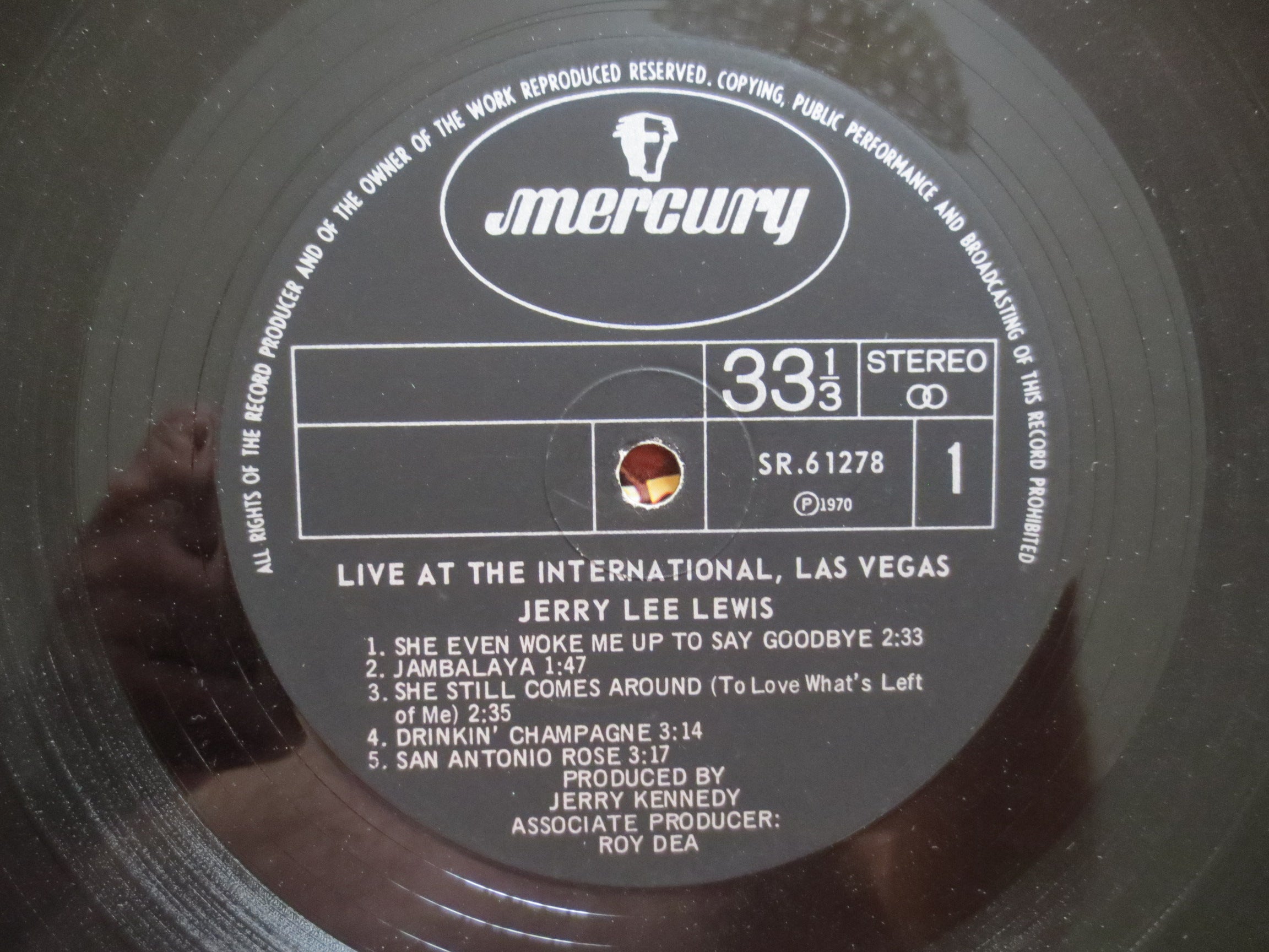 Jerry Lee Lewis – Live (1970) Vinyl LP