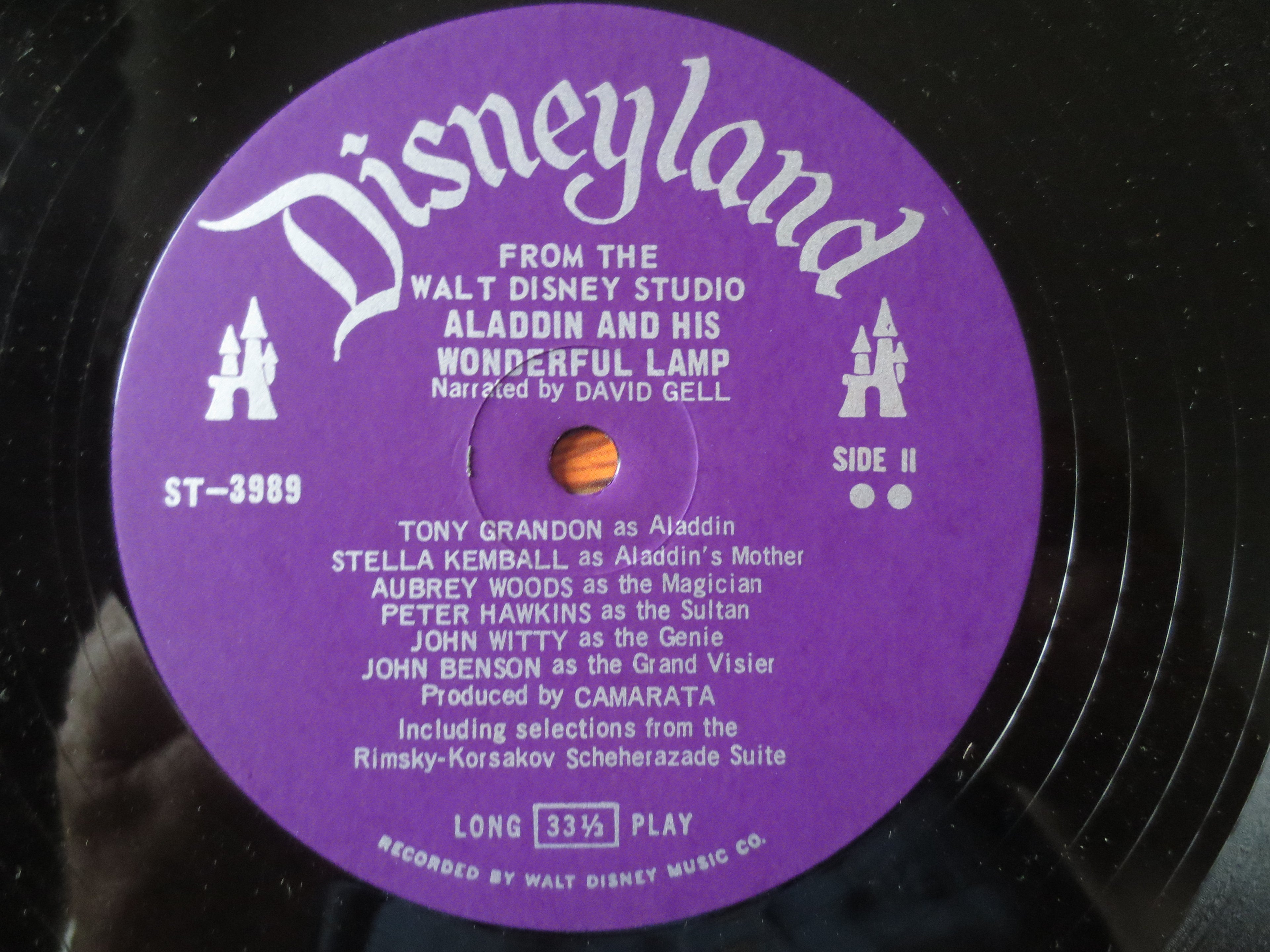 Walt Disney – Aladdin and His Wonderful Lamp (1970) Vinyl LP