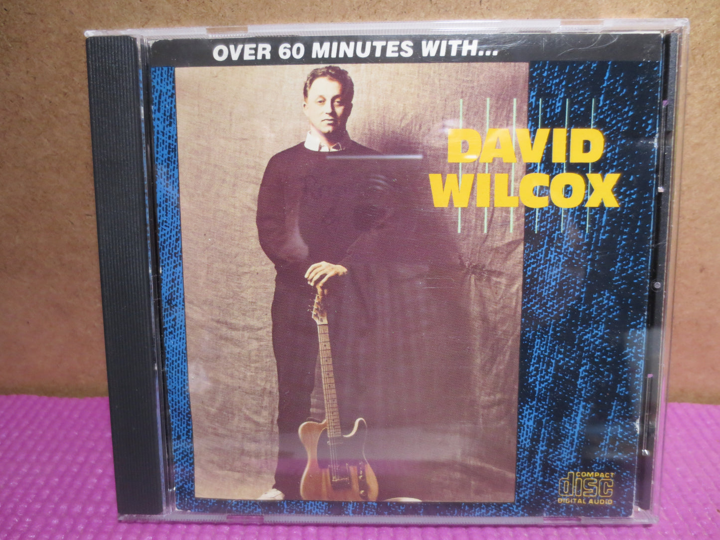 DAVID WILCOX, Over 60 Minutes With, DAVID Wilcox Cd, Vintage Compact Disc, Rock Cd, Music Cd, Music Cd,Pop Cd, Compact Disc