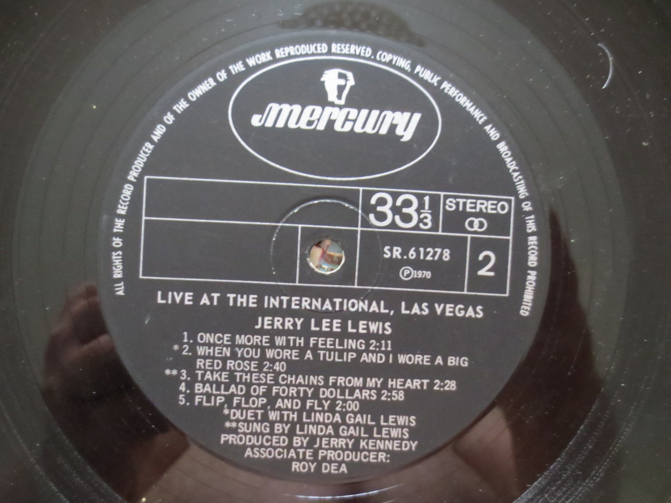 Jerry Lee Lewis – Live (1970) Vinyl LP