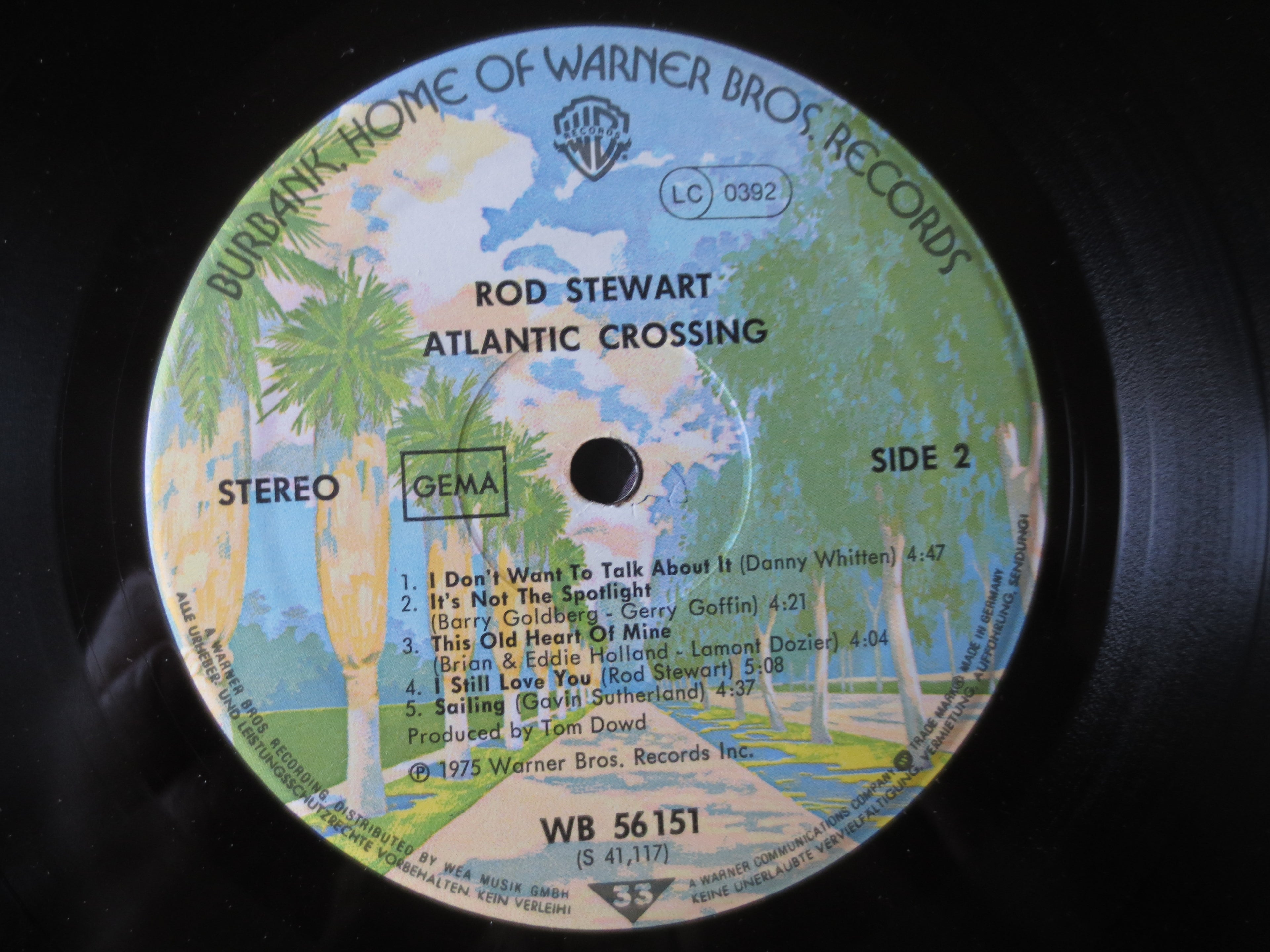 Rod Stewart – Atlantic Crossing (1975) Vinyl LP