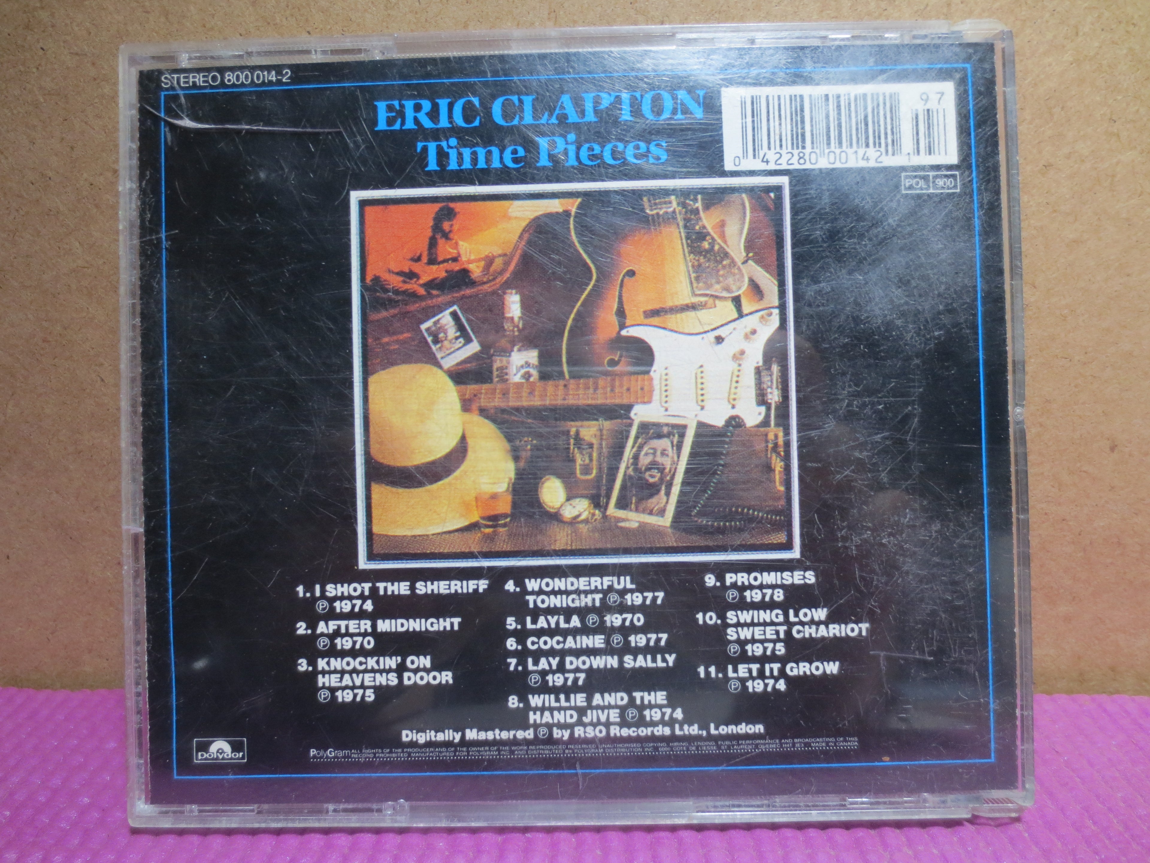 Eric Clapton – Time Pieces: The Best of Eric Clapton (1987) CD