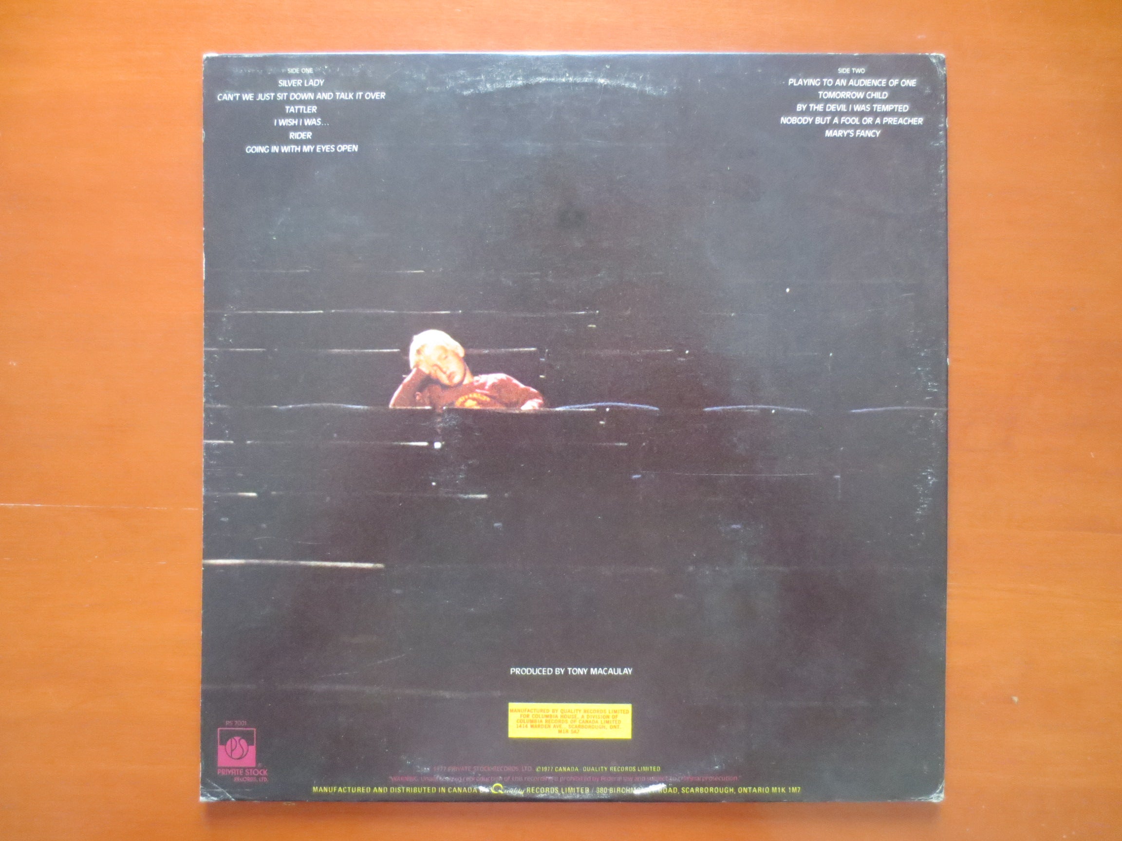 David Soul – Playing to an Audience of One (1977) Vinyl LP