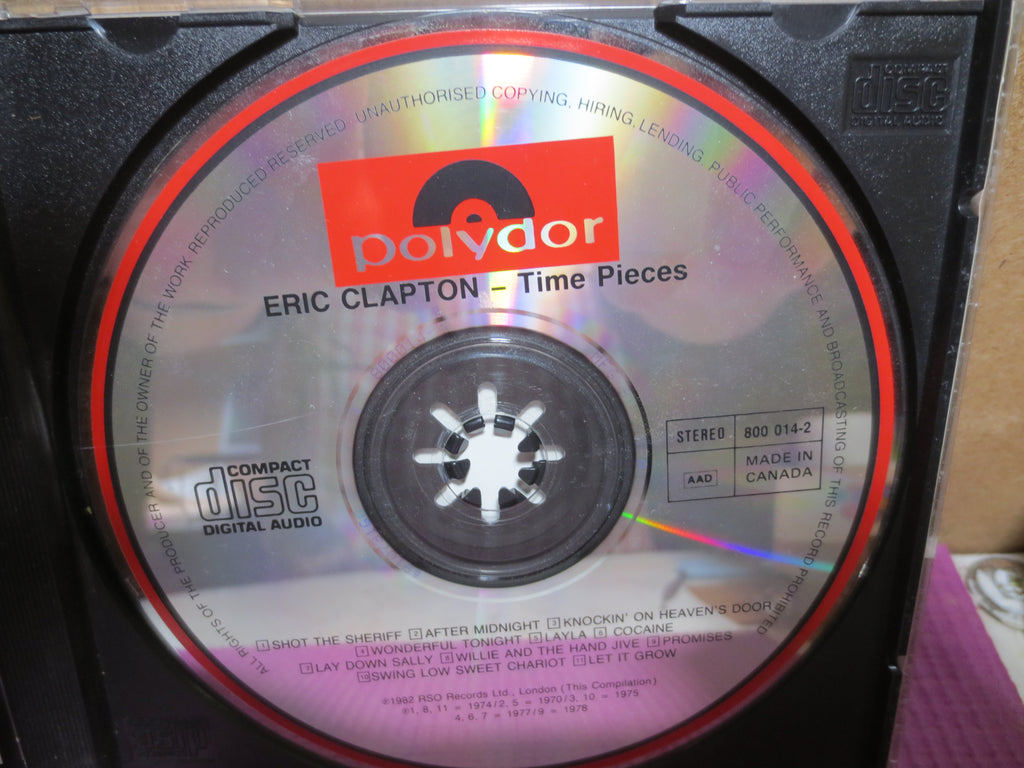 Eric Clapton – Time Pieces: The Best of Eric Clapton (1987) CD