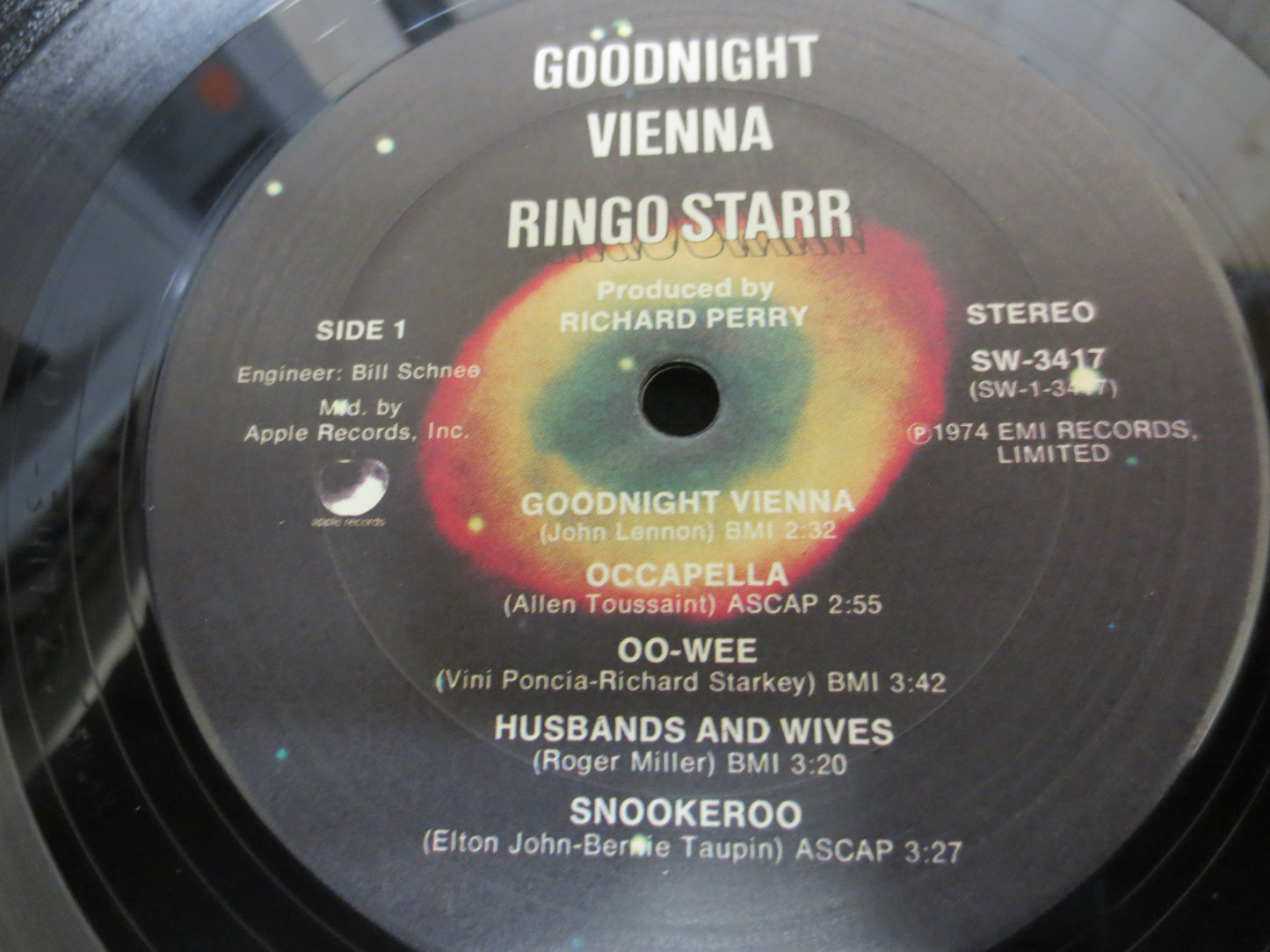 RINGO STARR, Goodnight Vienna, Vintage Vinyl, Record Vinyl, Records, Vinyl Records, Vinyl Beatles, Vinyl Lp, 1974 Records