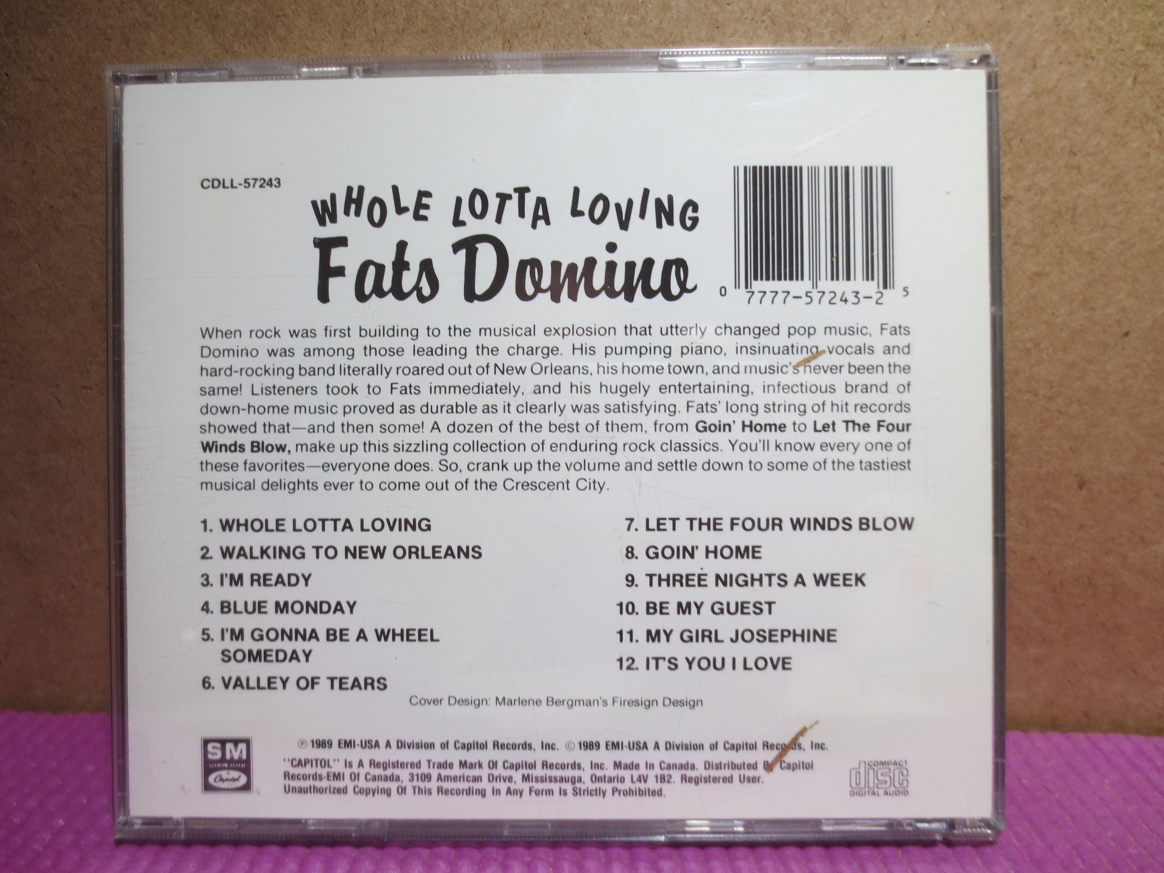 Fats Domino – Whole Lotta Loving (1985) CD
