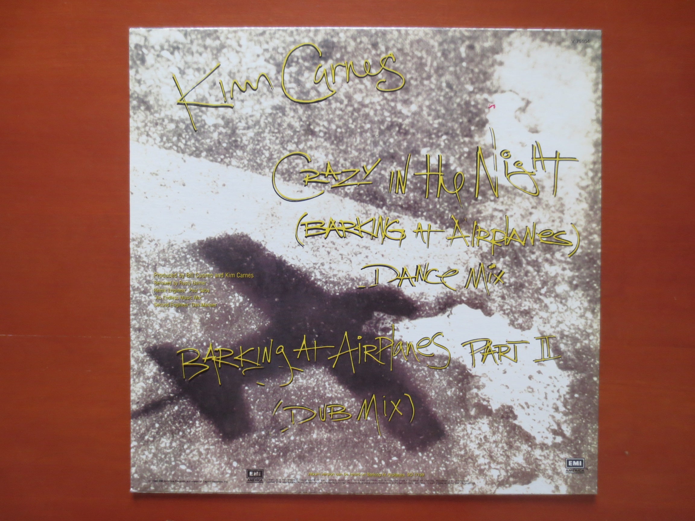 Kim Carnes – Barking at Airplanes Part II (1985) [Vinyl EP]