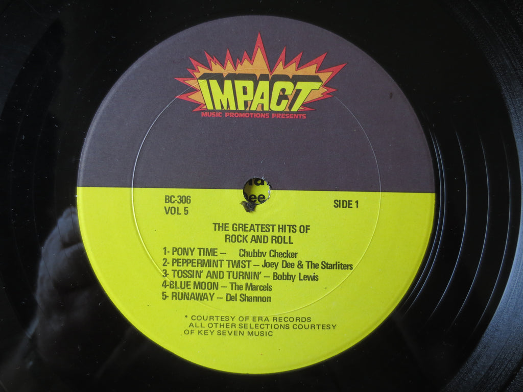 Greatest Hits of Rock and Roll Vol. 5 (1982) Vinyl LP