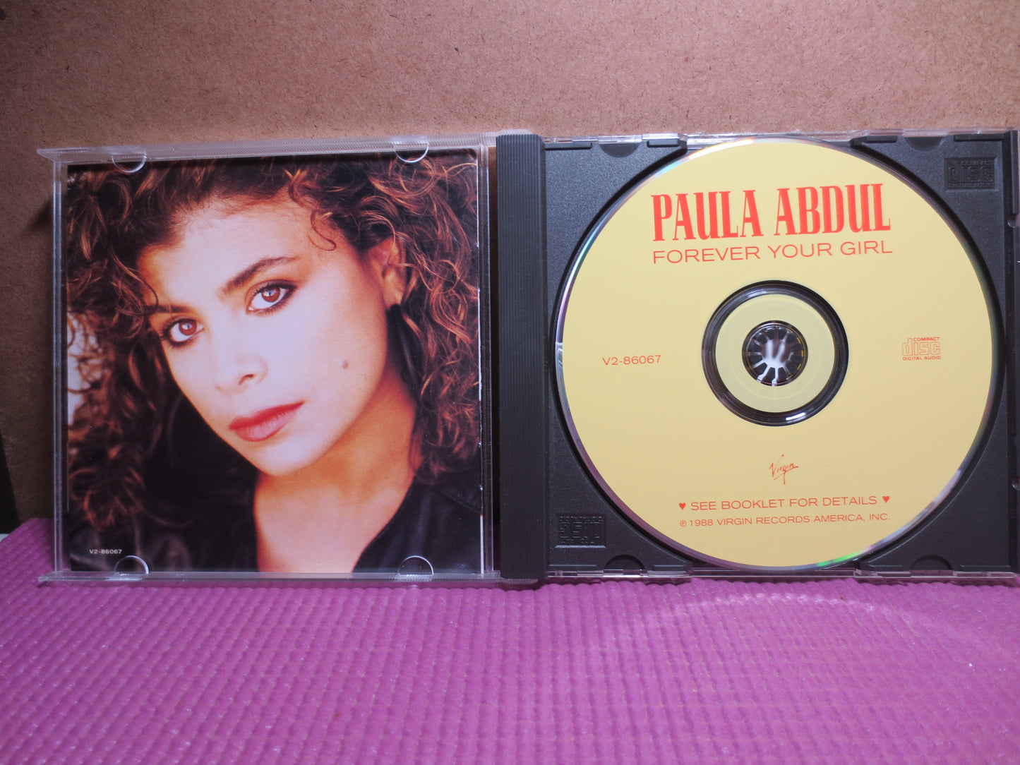 PAULA ABDUL, Forever Your Girl, Paula Abdul Cds, Paula Abdul Albums, Paula Abdul Lps, Paula Abdul Songs, 1988 Compact Discs