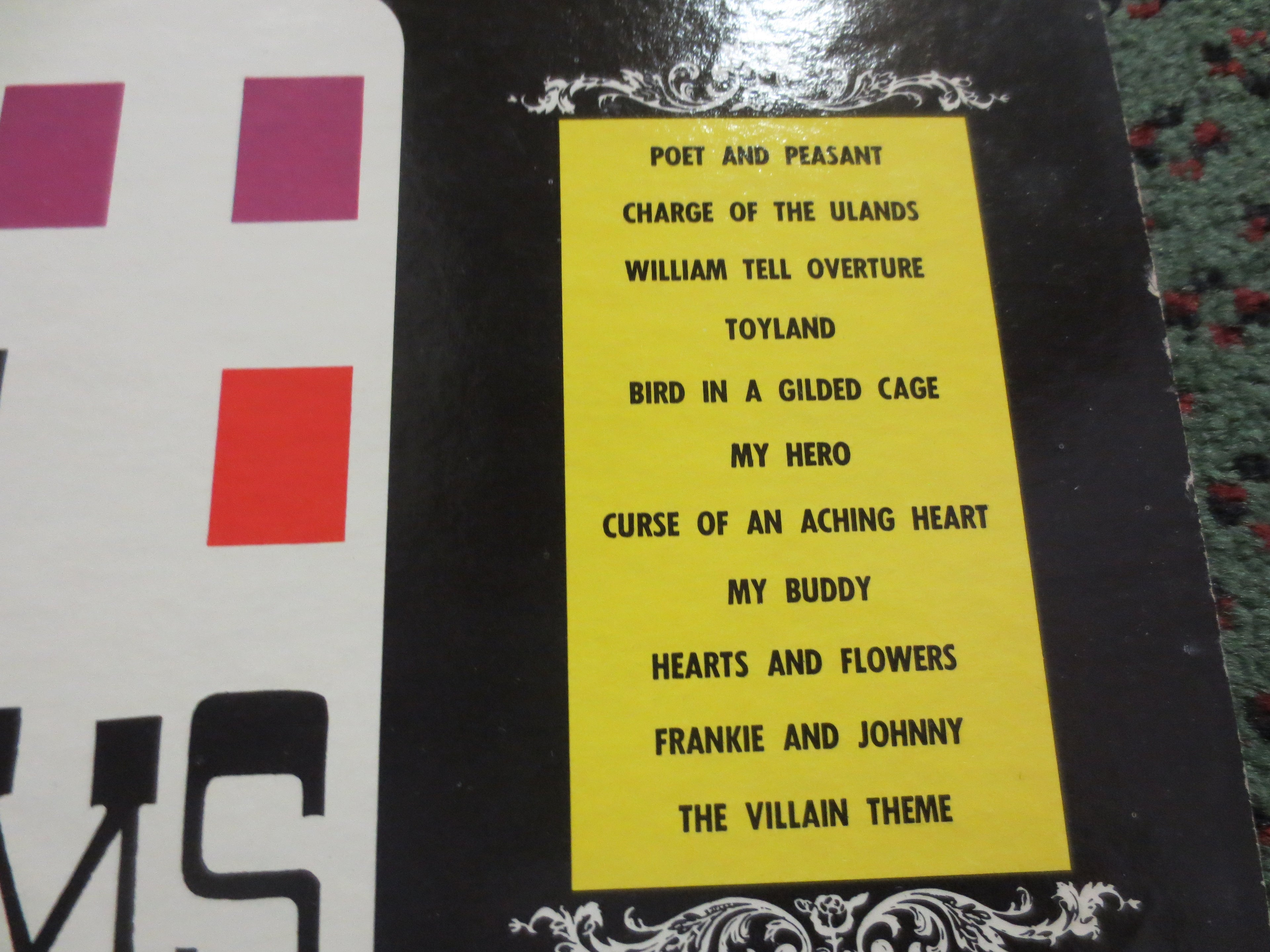 Spats Halloran – Music from the Silent Films (1960s) Vinyl LP