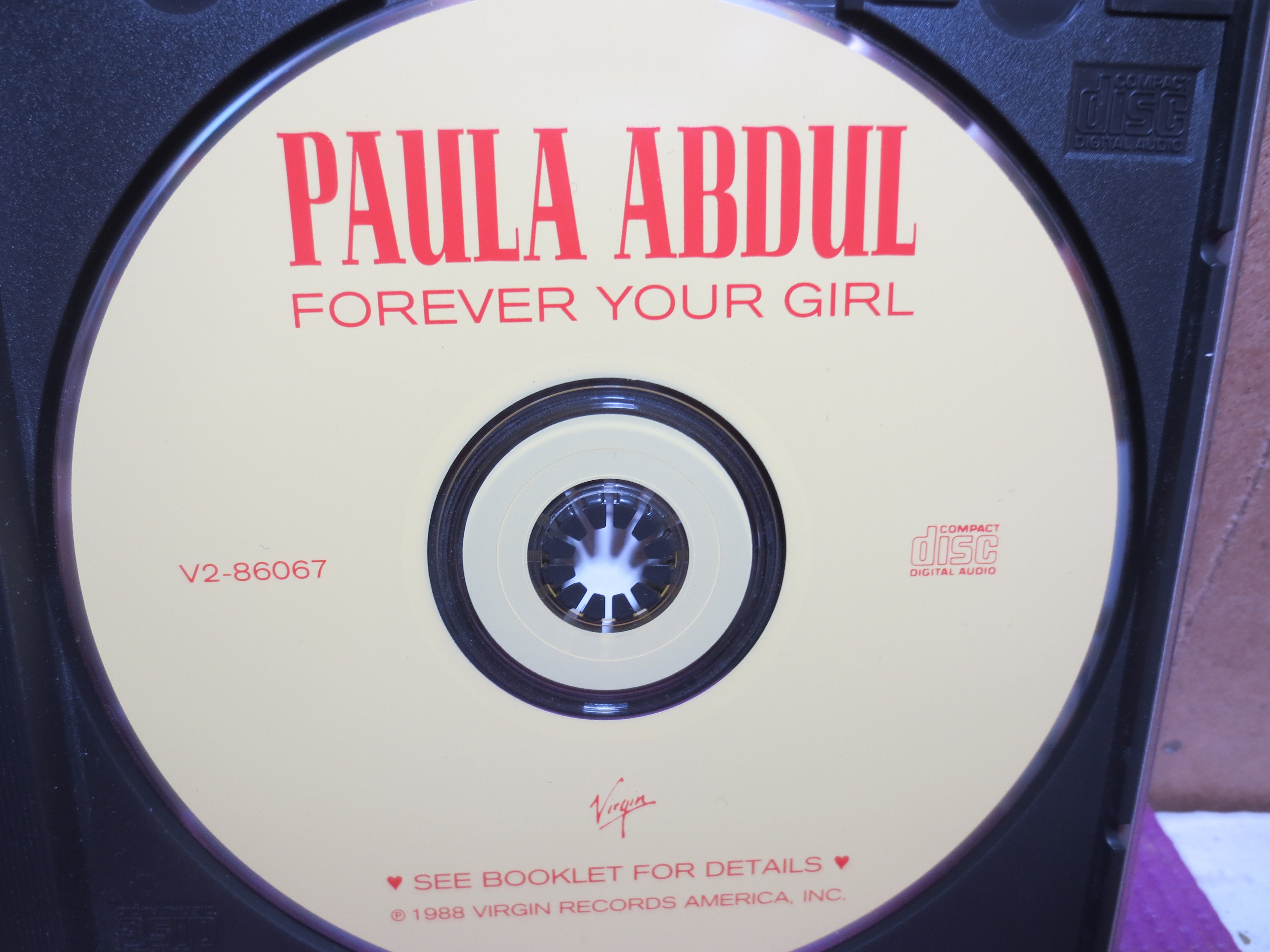 Paula Abdul – Forever Your Girl (1988) CD