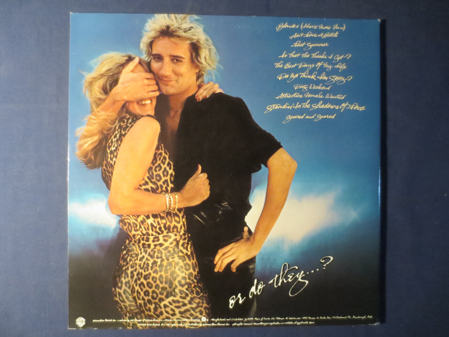 ROD STEWART, Blondes Have More FUN, Rod Stewart Albums, Rod Stewart Vinyl, Rod Stewart Lp, Records, Lp, 1978 Records