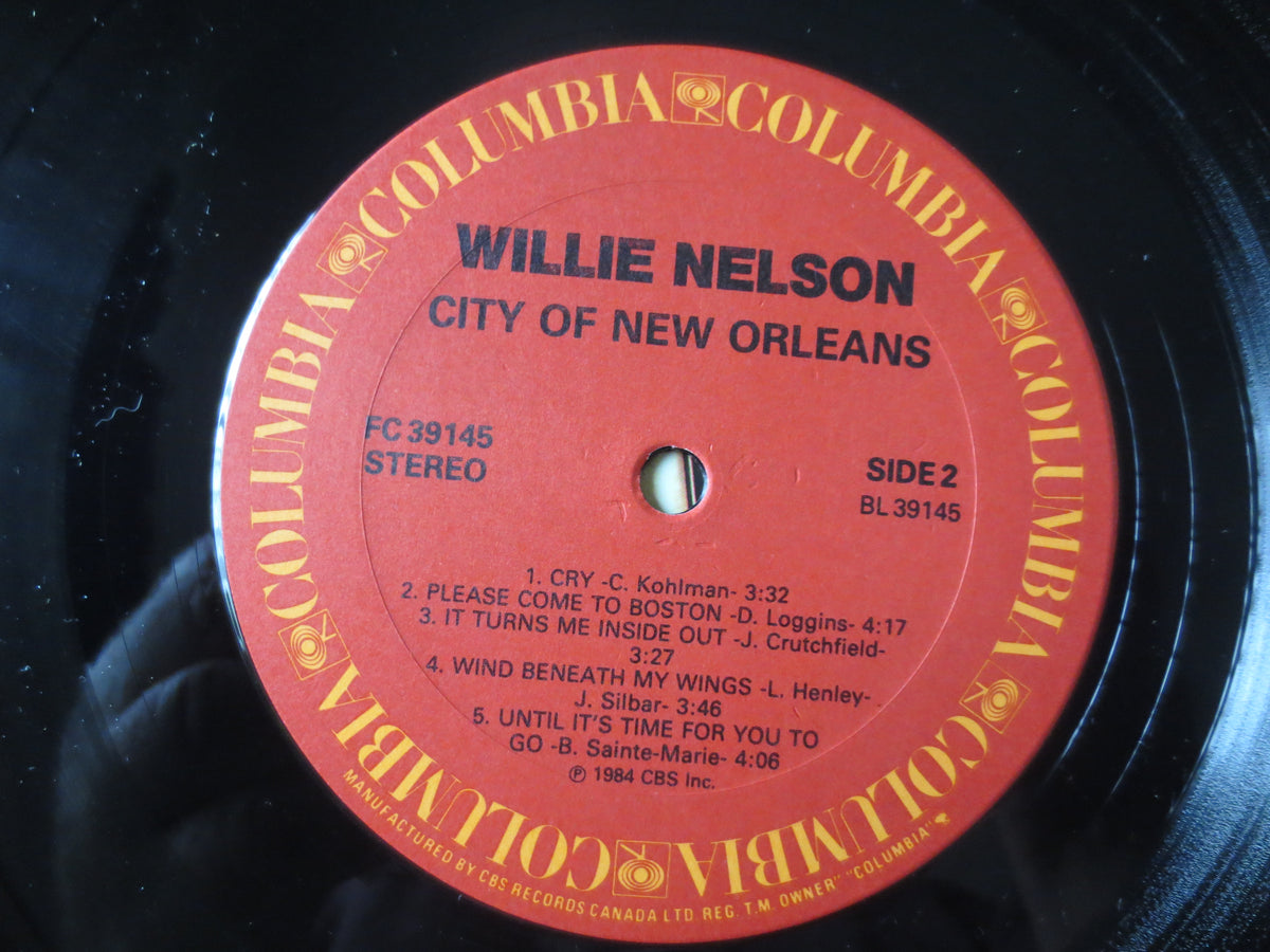 Willie Nelson – City of New Orleans (1984) Vinyl LP