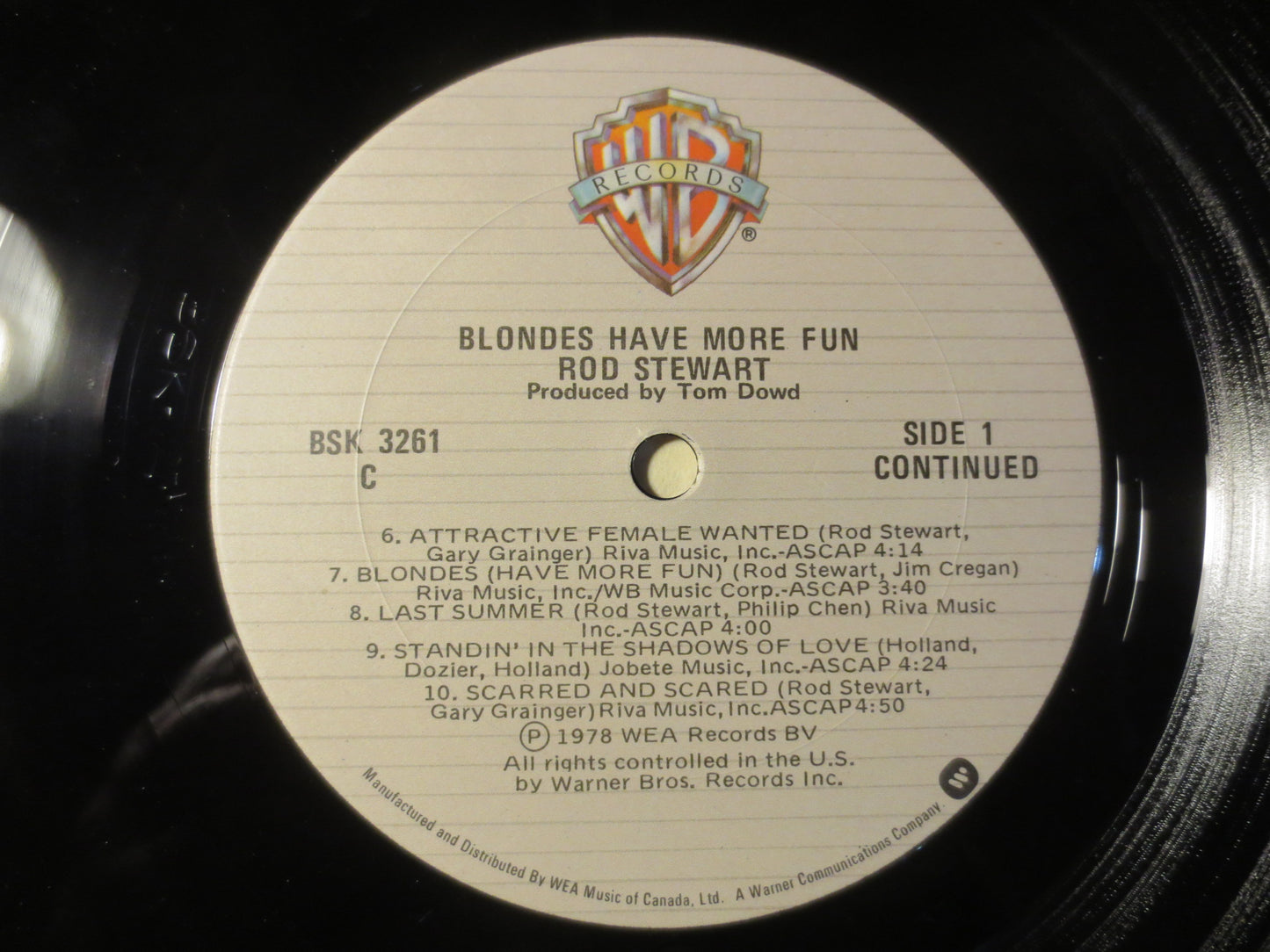 ROD STEWART, Blondes Have More FUN, Rod Stewart Albums, Rod Stewart Vinyl, Rod Stewart Lp, Records, Lp, 1978 Records