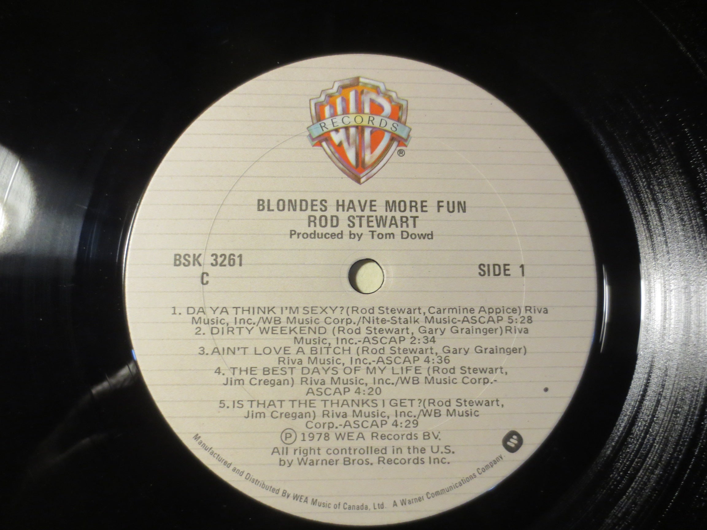 Rod Stewart – Blondes Have More Fun (1978) Vinyl LP