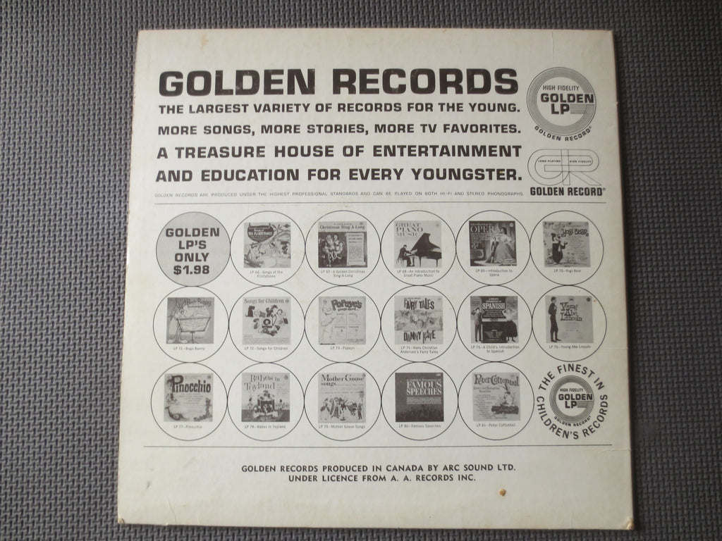 Captain Kangaroo featuring Bob Keeshan (1958) Vinyl LP
