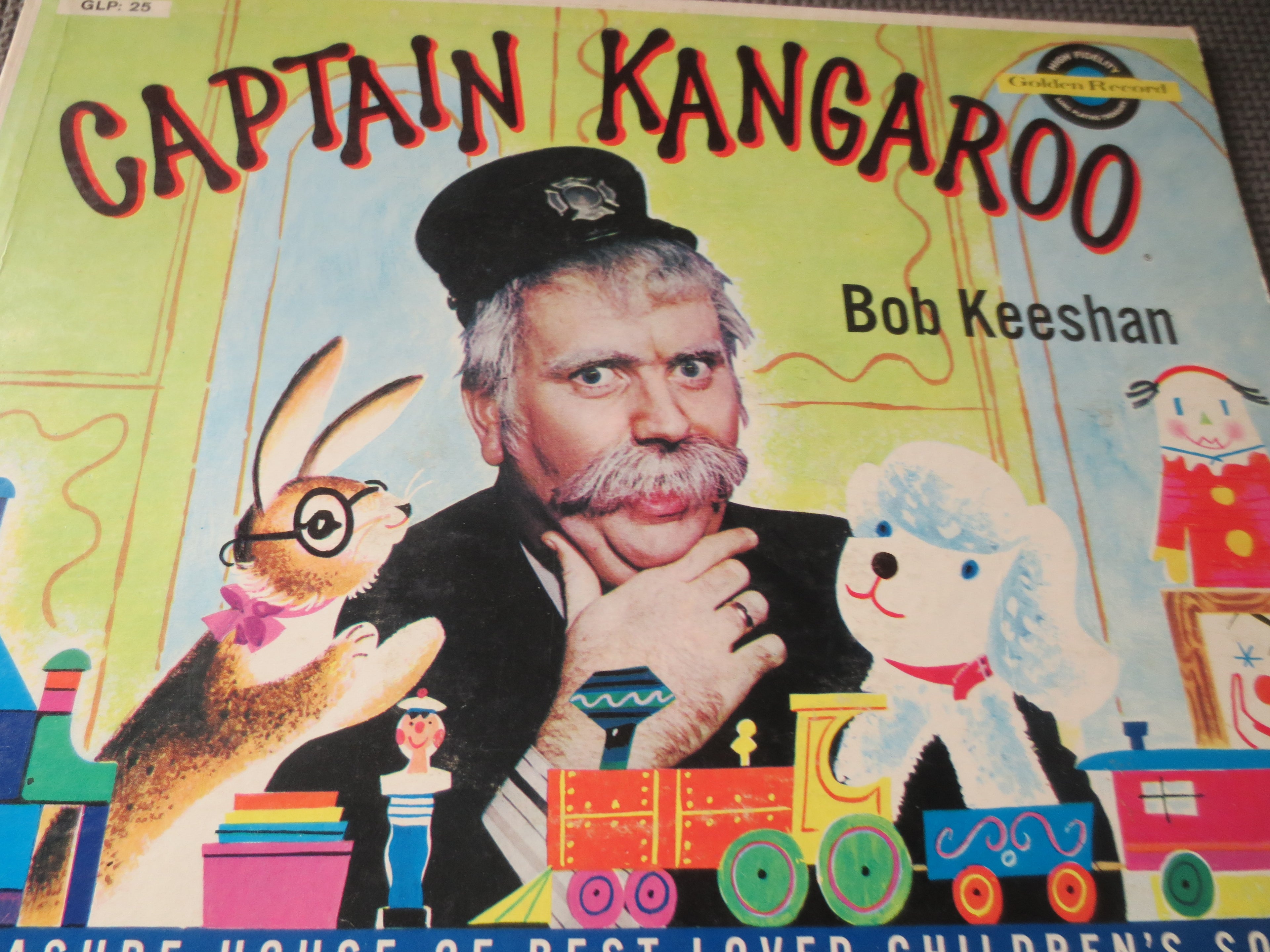 Captain Kangaroo featuring Bob Keeshan (1958) Vinyl LP