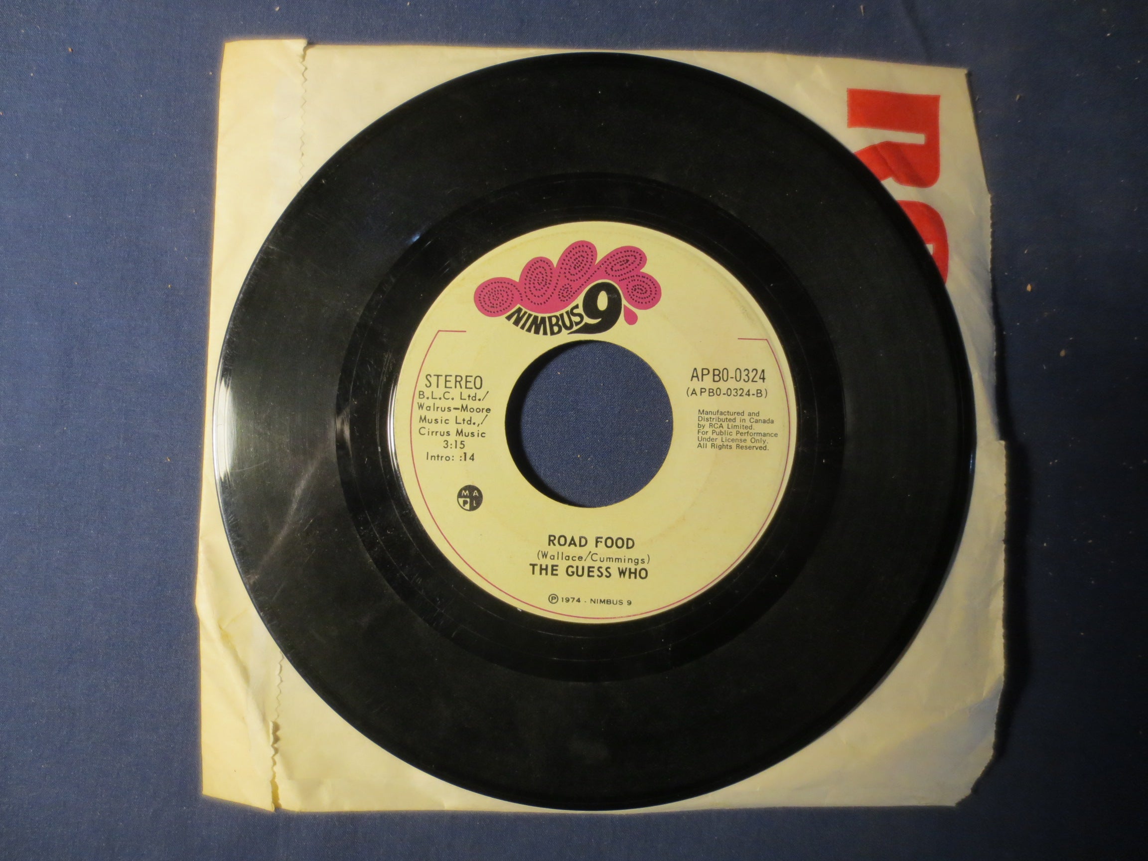 The Guess Who – Clap for the Wolfman (1974) 45 RPM Single