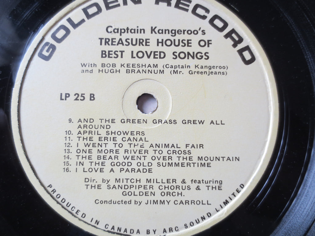 Captain Kangaroo featuring Bob Keeshan (1958) Vinyl LP