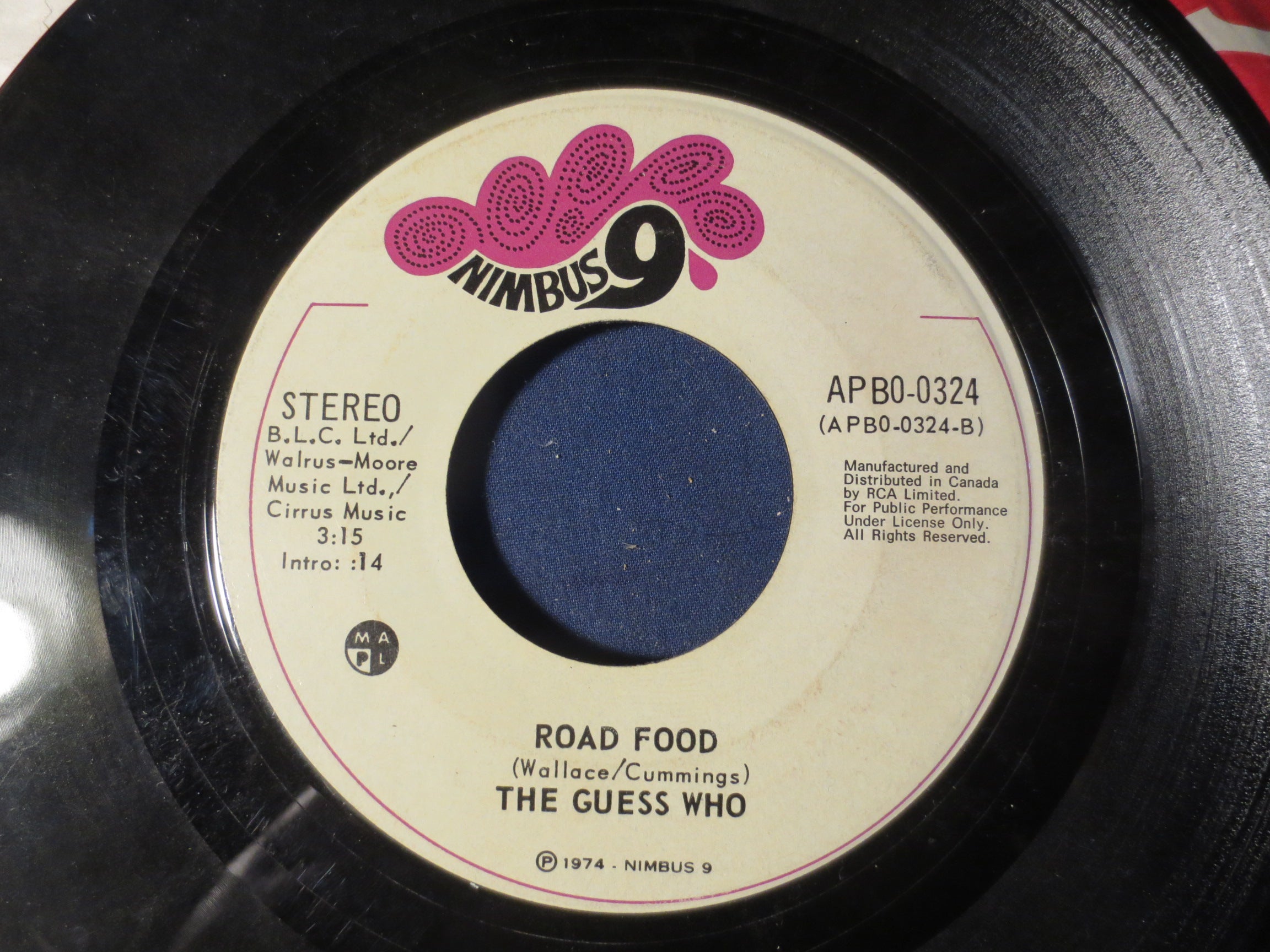 The Guess Who – Clap for the Wolfman (1974) 45 RPM Single