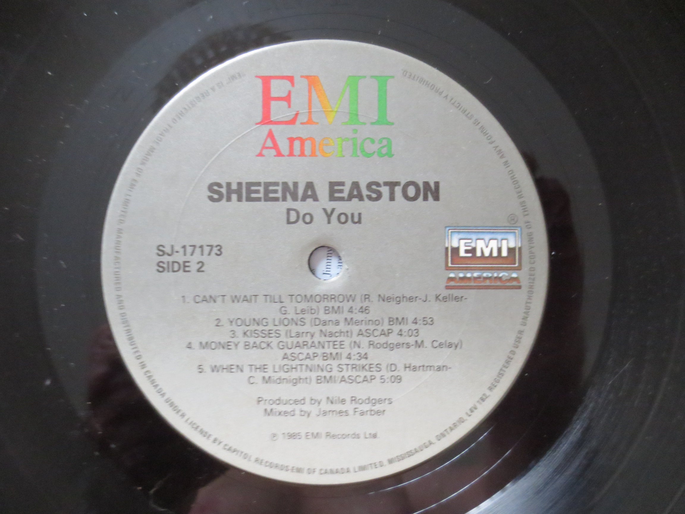 Sheena Easton – Do You (1985) Vinyl LP
