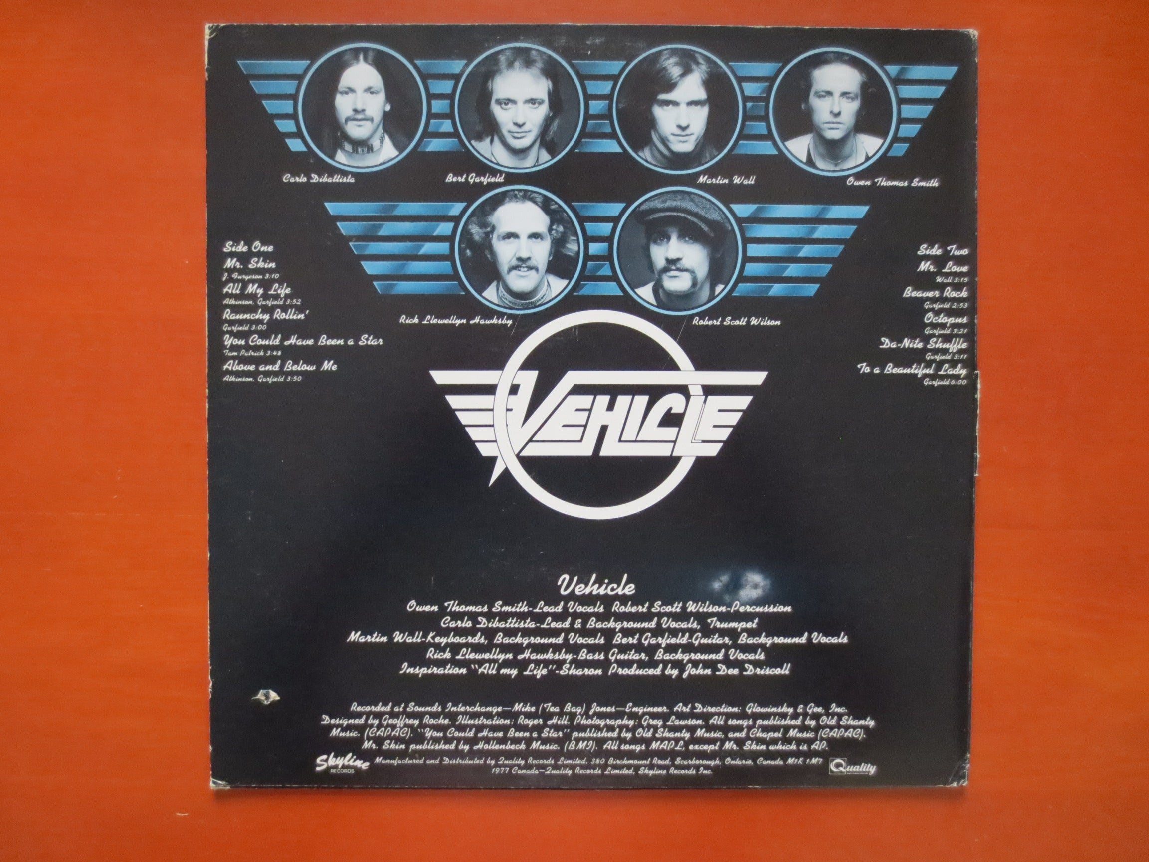 Vehicle – Vehicle (1977) Vinyl LP