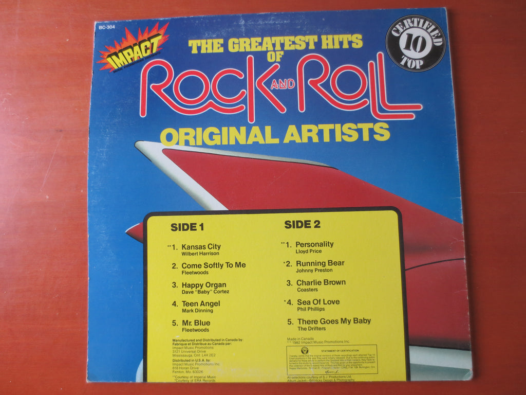Greatest Hits of Rock and Roll Vol. 3 (1982) Vinyl LP
