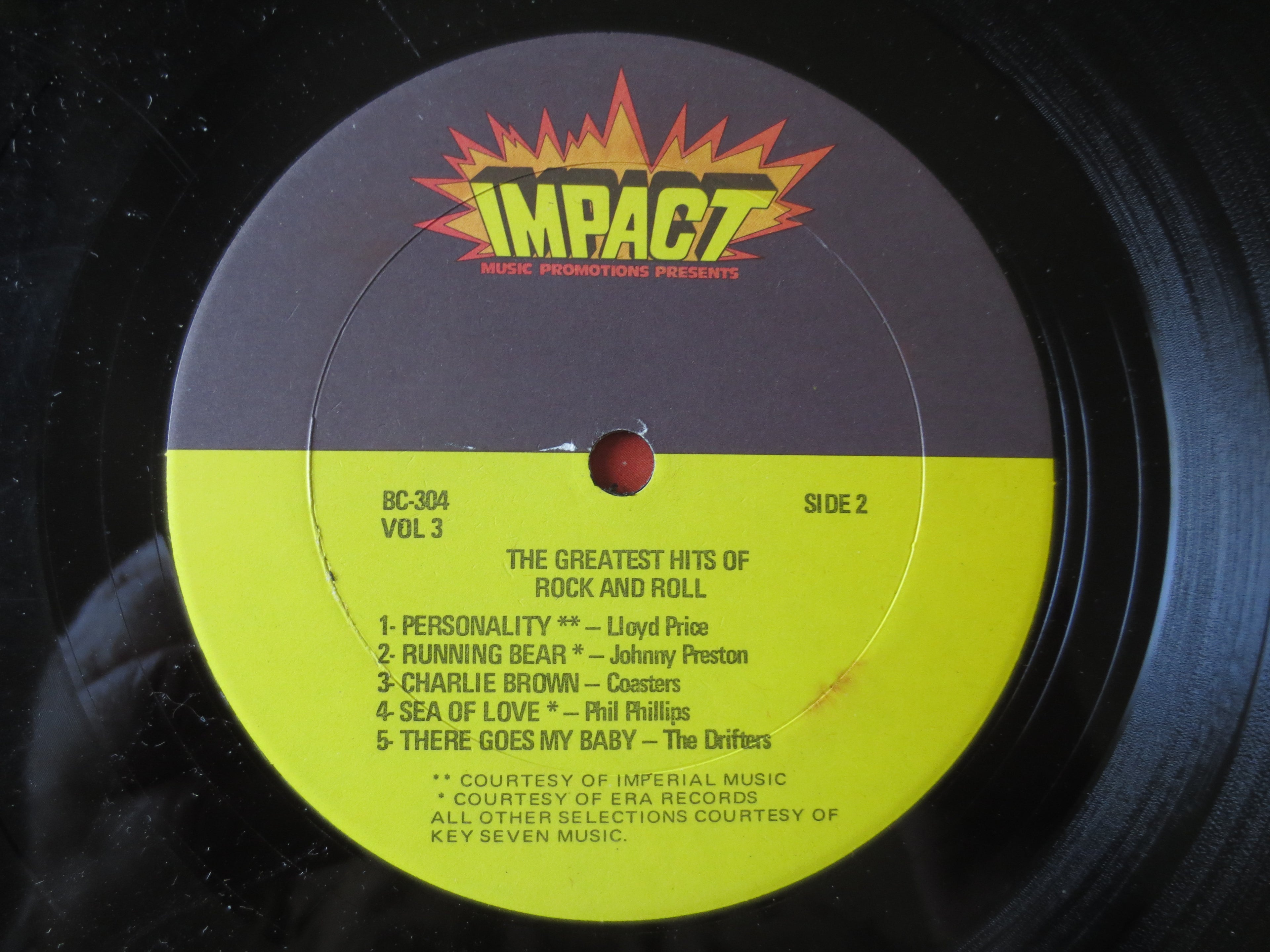 Greatest Hits of Rock and Roll Vol. 3 (1982) Vinyl LP