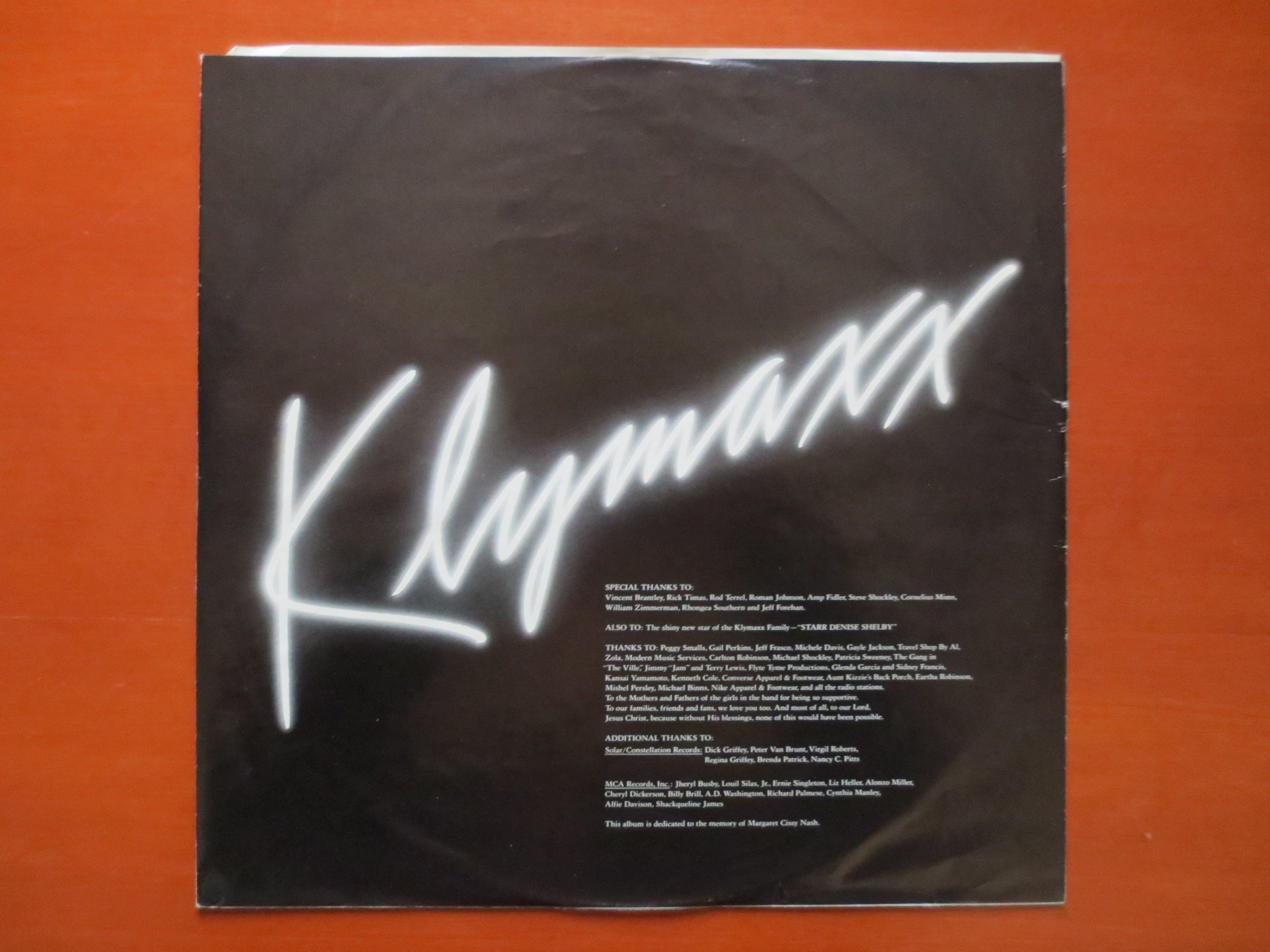 Klymaxx – Klymaxx (1986) Vinyl LP