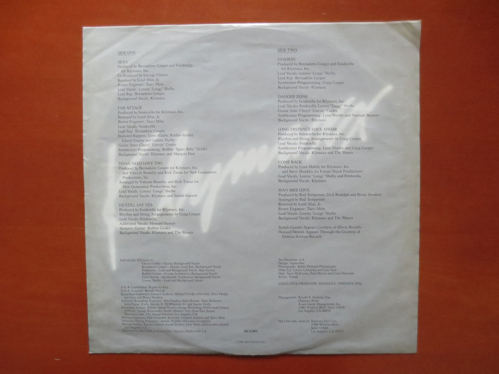 Klymaxx – Klymaxx (1986) Vinyl LP