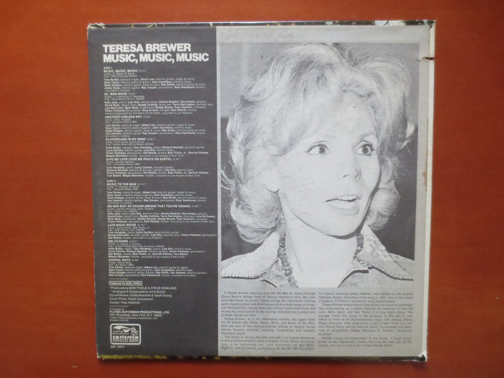 Teresa Brewer – Teresa Brewer's Music (1973) Vinyl LP