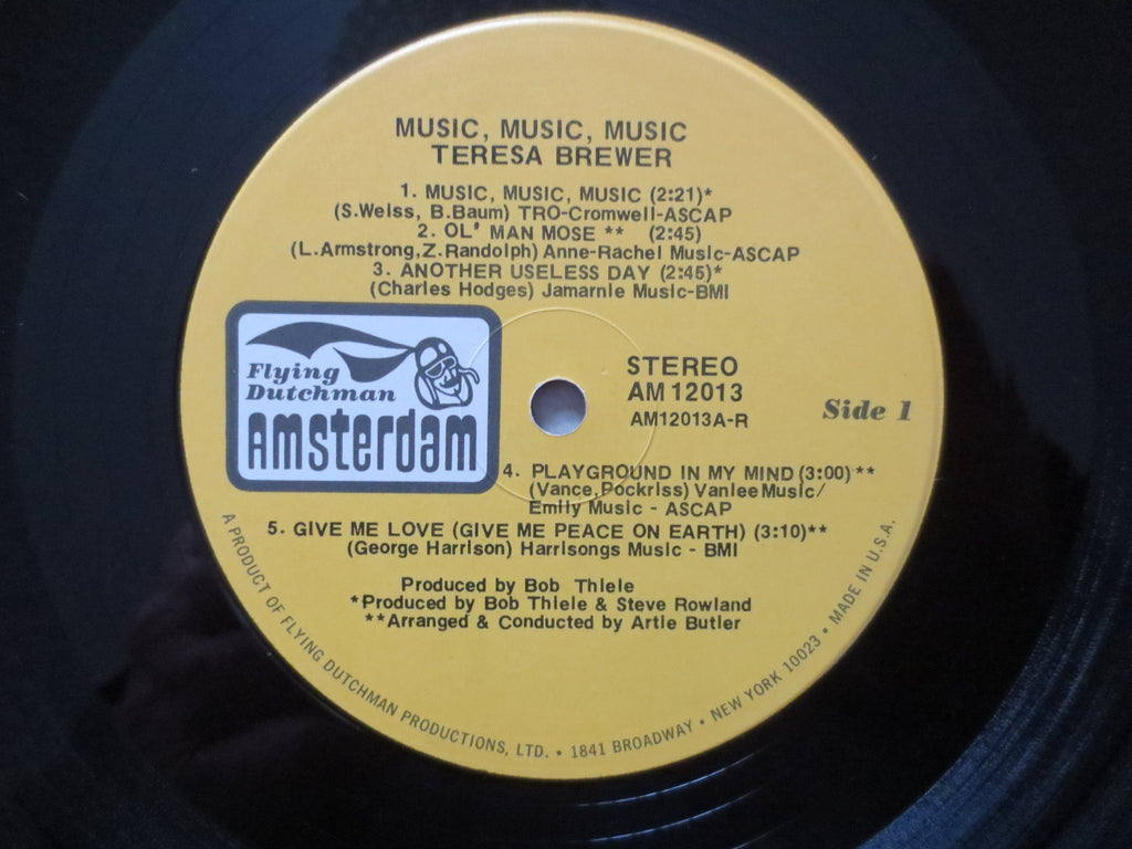 Teresa Brewer – Teresa Brewer's Music (1973) Vinyl LP