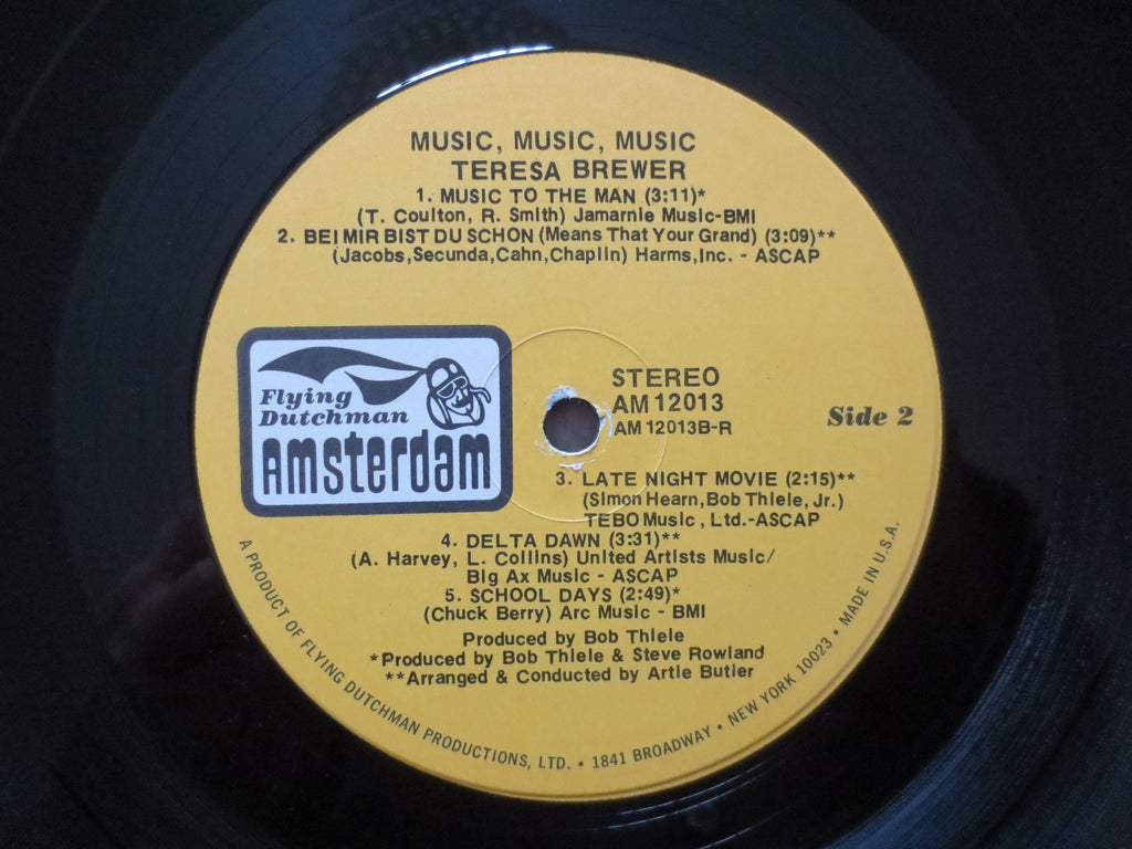 Teresa Brewer – Teresa Brewer's Music (1973) Vinyl LP