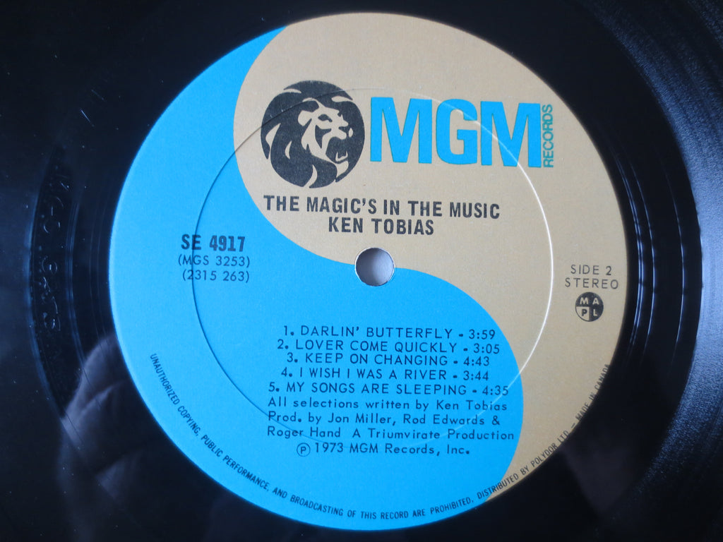 Ken Tobias – The Magic in the Music (1973) Vinyl LP