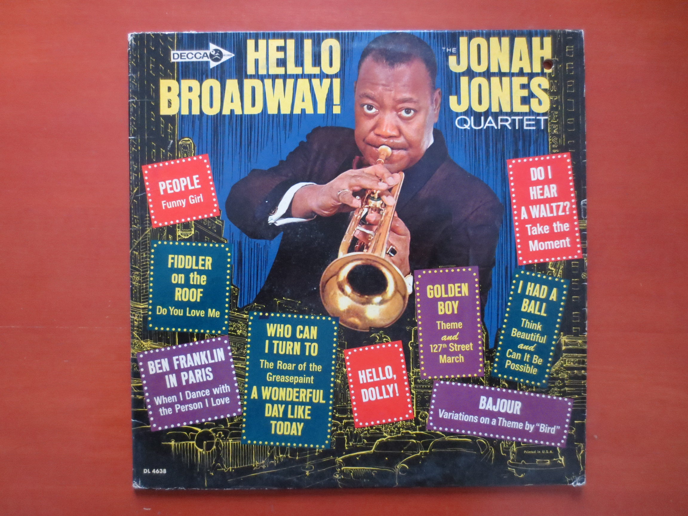 Jonah Jones Quartet – Hello Broadway (1965) Vinyl LP