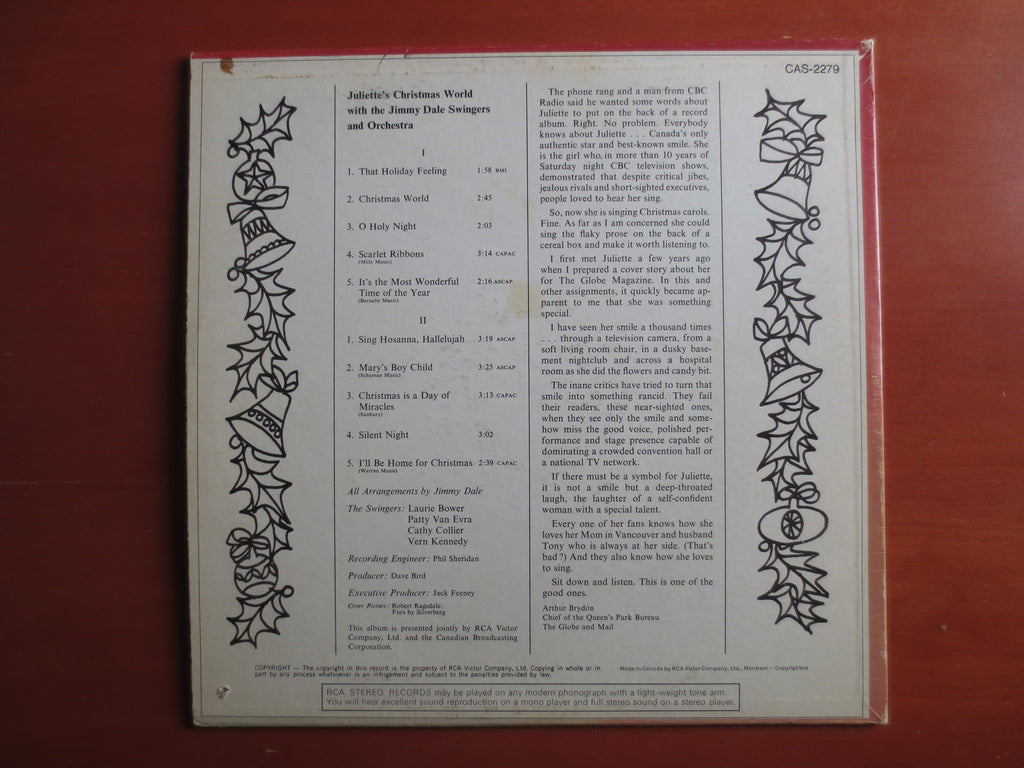 Juliette – Christmas World (1968) Vinyl LP