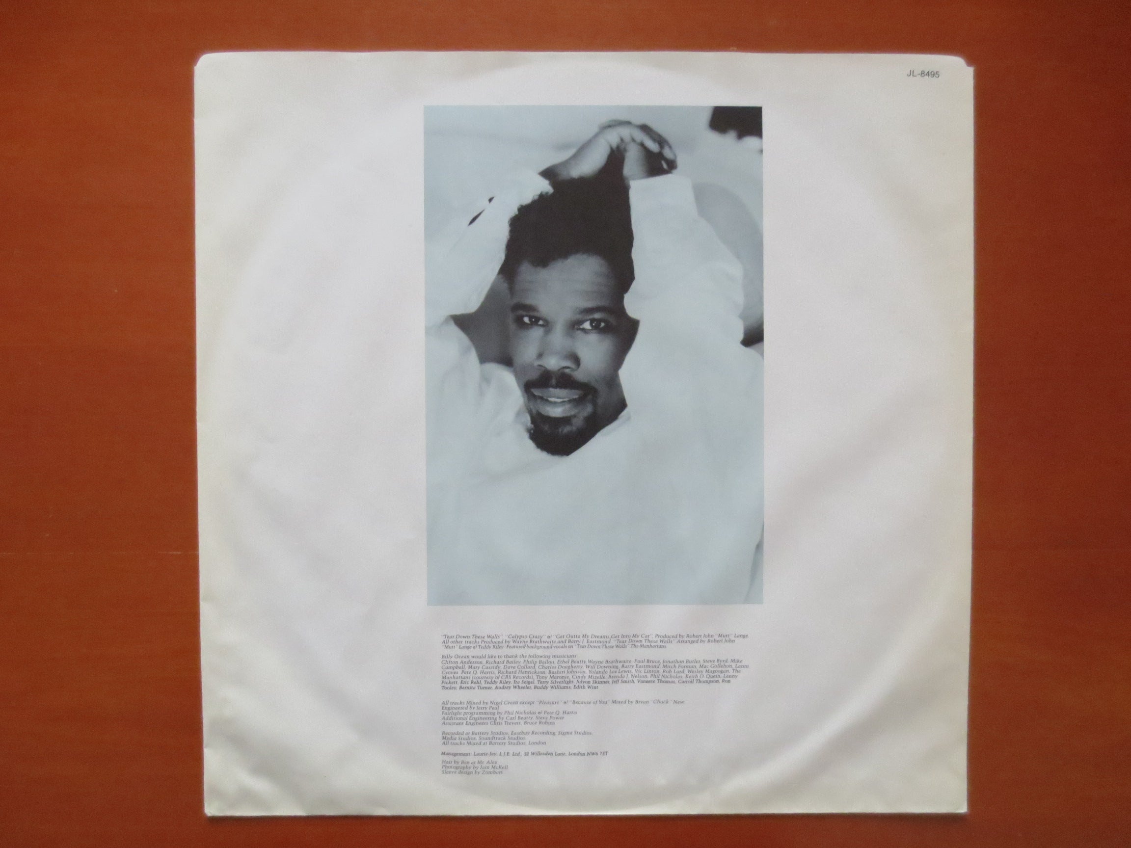 Billy Ocean – Tear Down These Walls (1988) Vinyl LP