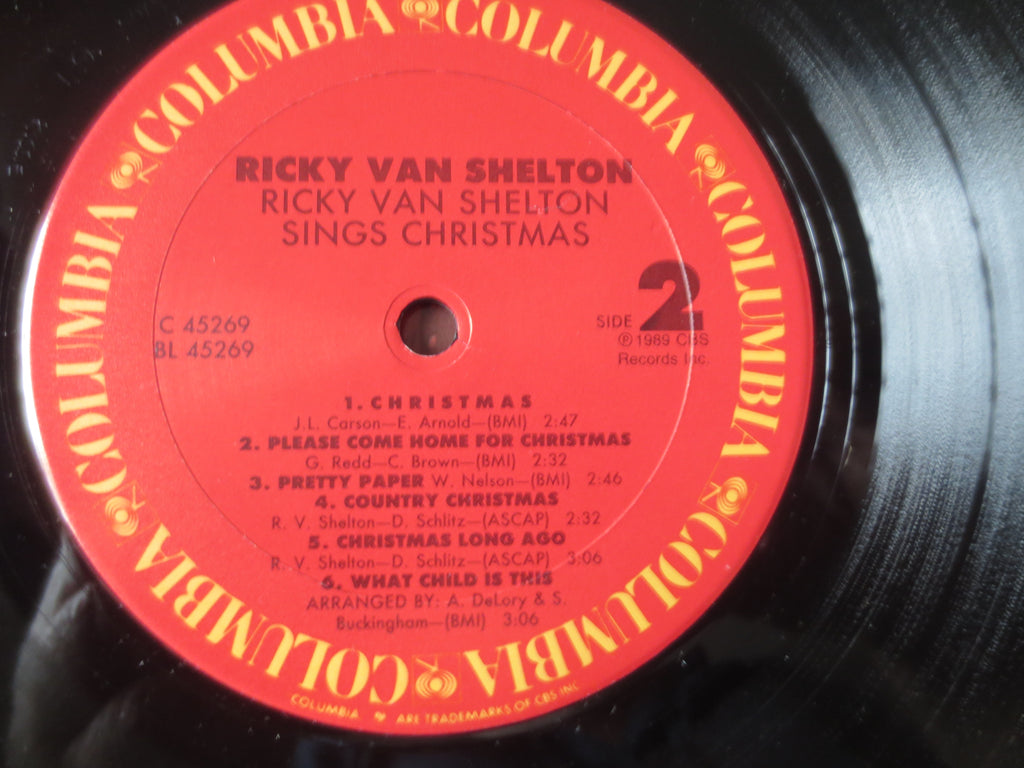Ricky Van Shelton – Ricky Van Shelton Sings Christmas (1989) Vinyl LP