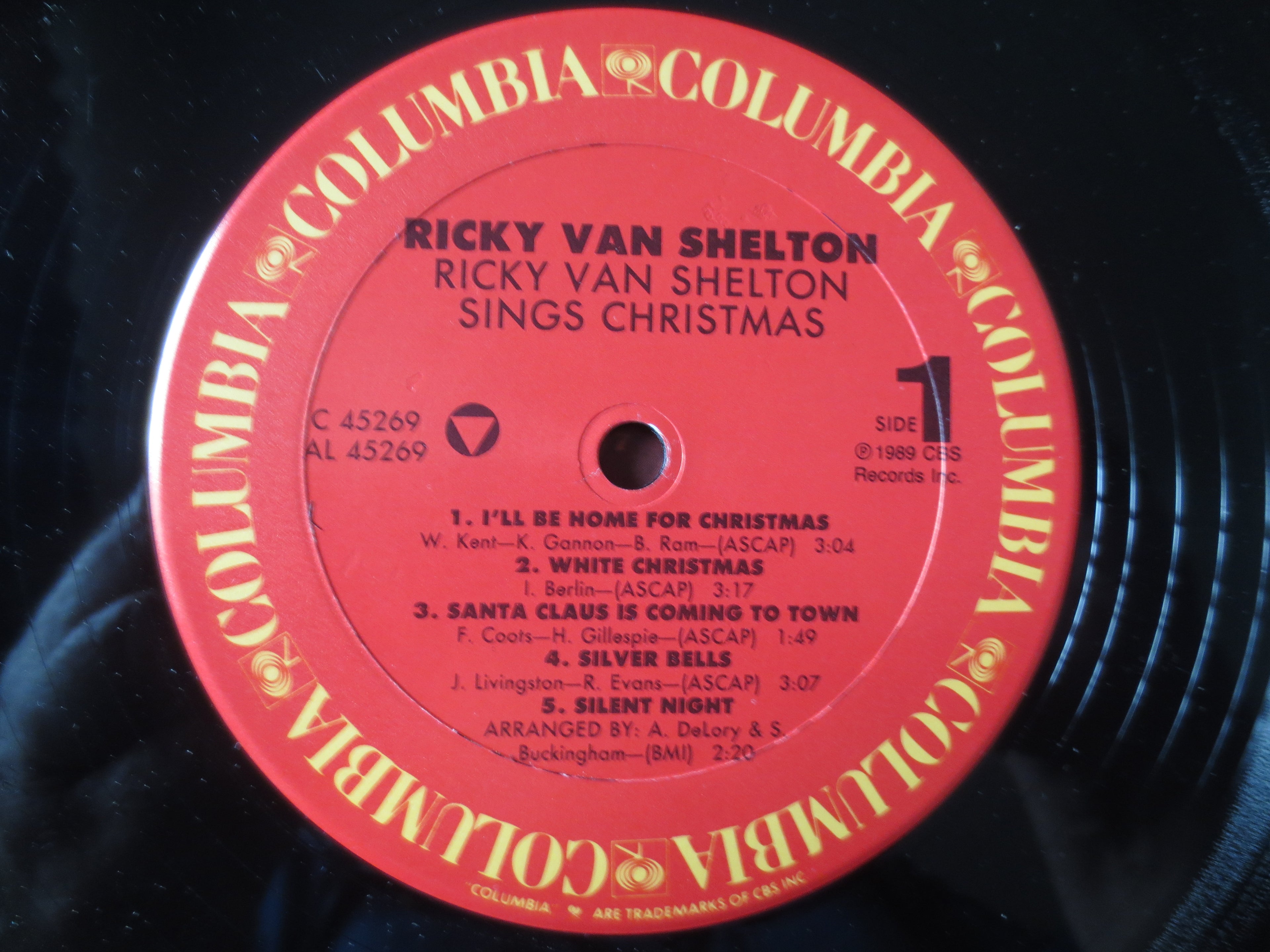 Ricky Van Shelton – Ricky Van Shelton Sings Christmas (1989) Vinyl LP