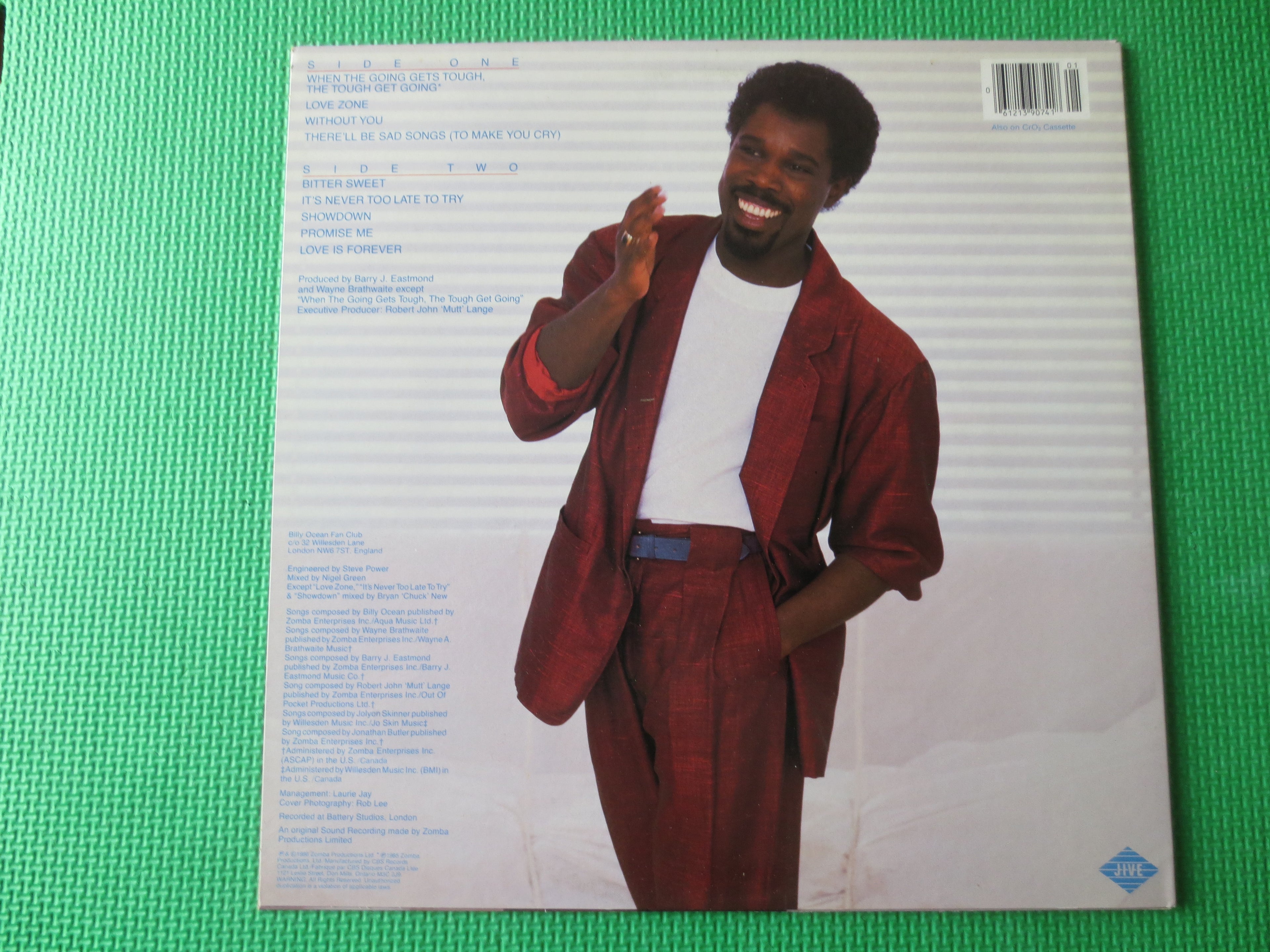 Billy Ocean – Love Zone (1986) Vinyl LP