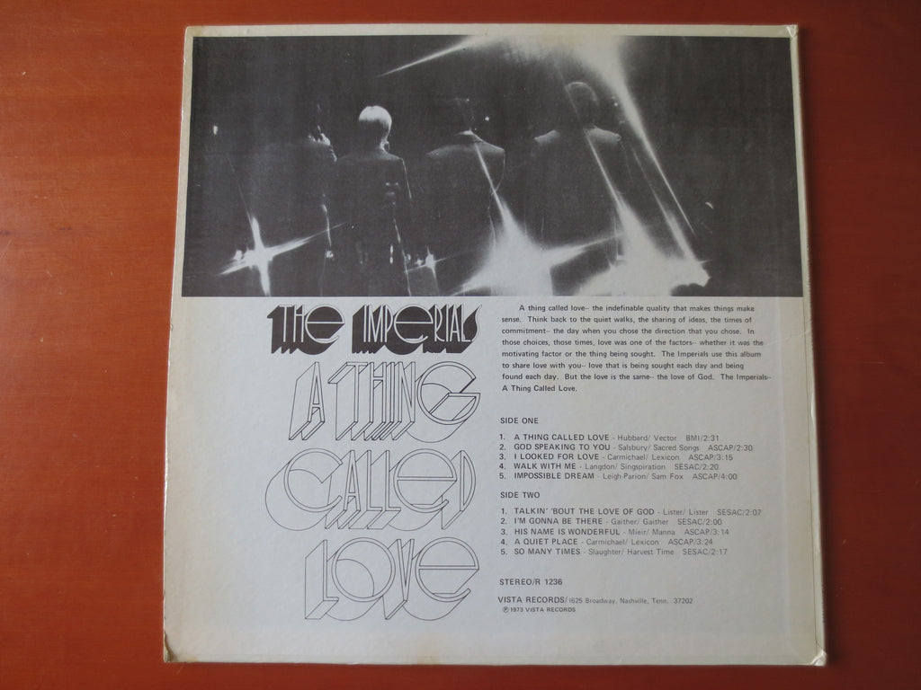 The Imperials – A Thing Called Love (1973) Vinyl LP