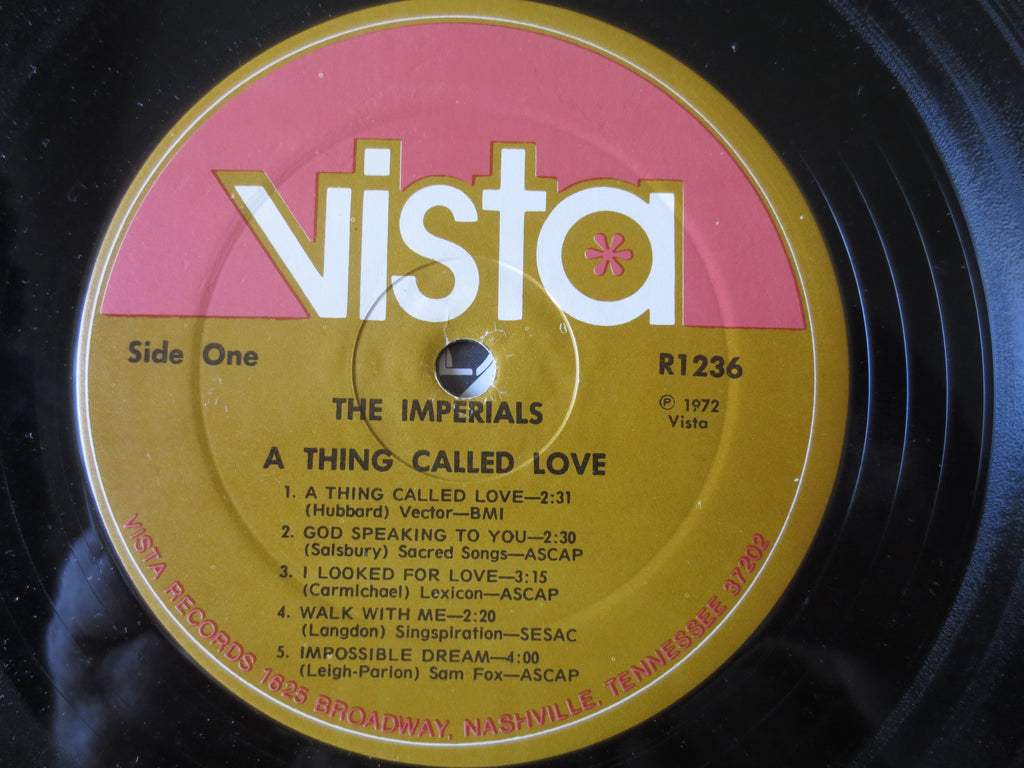 The Imperials – A Thing Called Love (1973) Vinyl LP